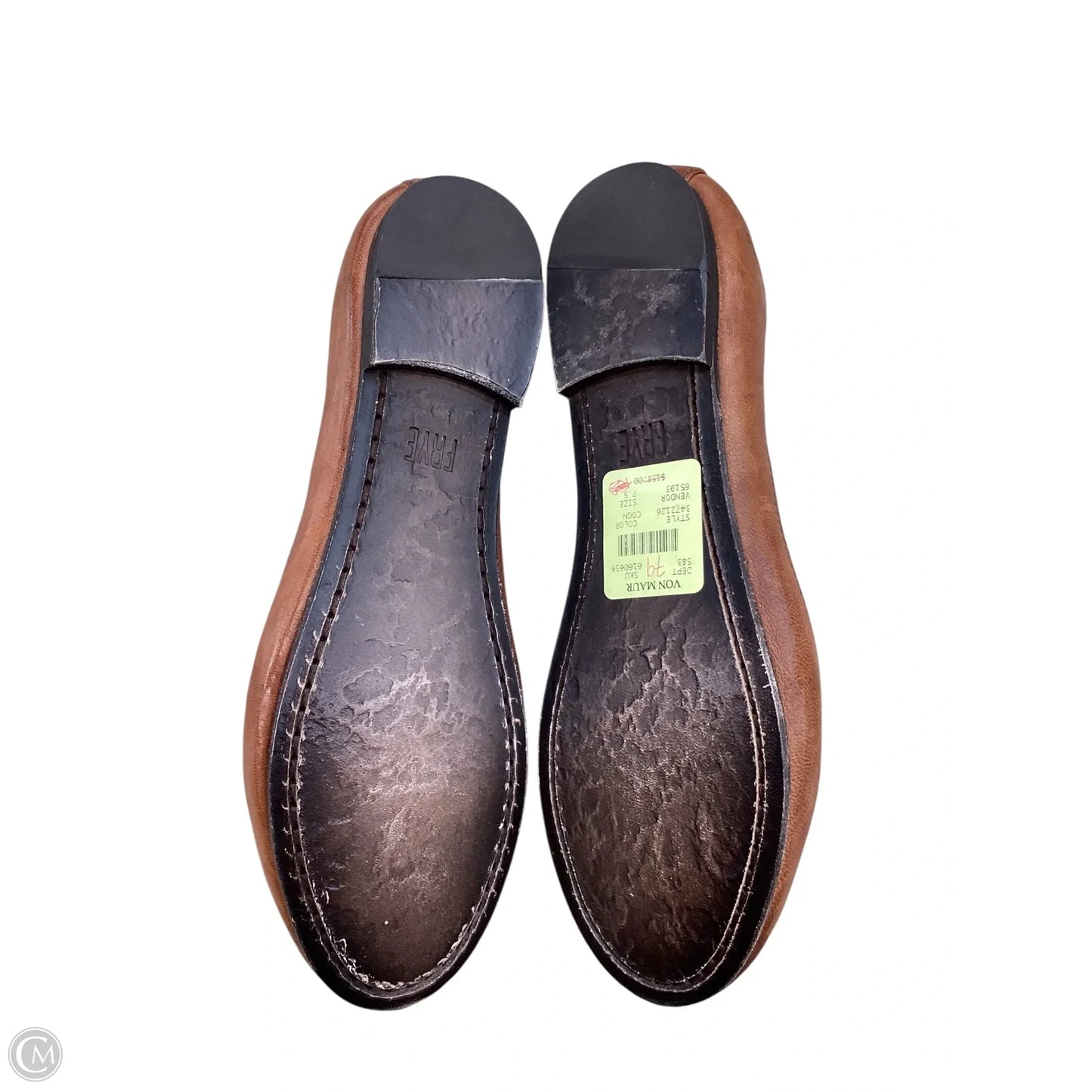 Shoes Designer By Frye In Brown, Size: 7.5