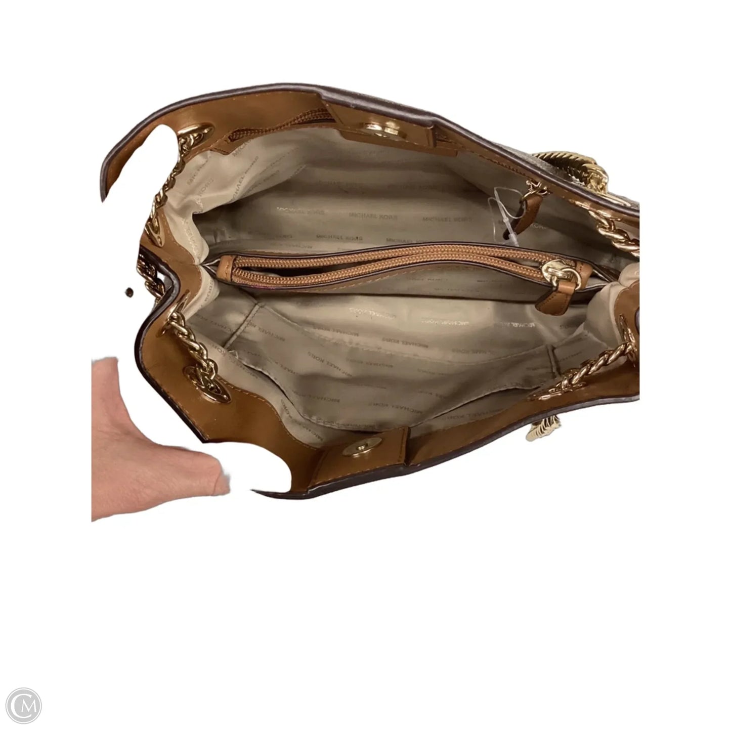 Handbag Designer By Michael Kors, Size: Medium