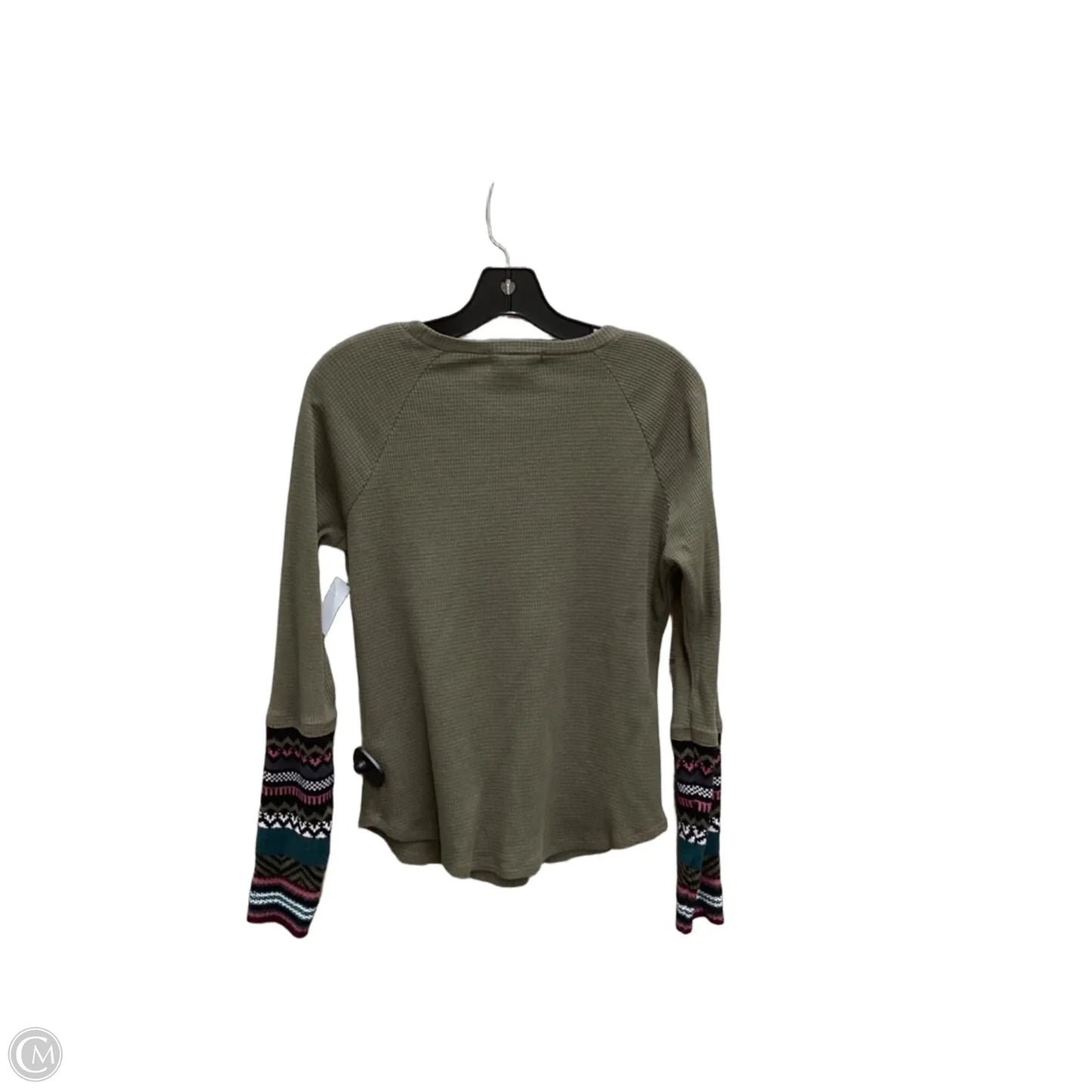 Top Long Sleeve By Beachlunchlounge In Green, Size: S