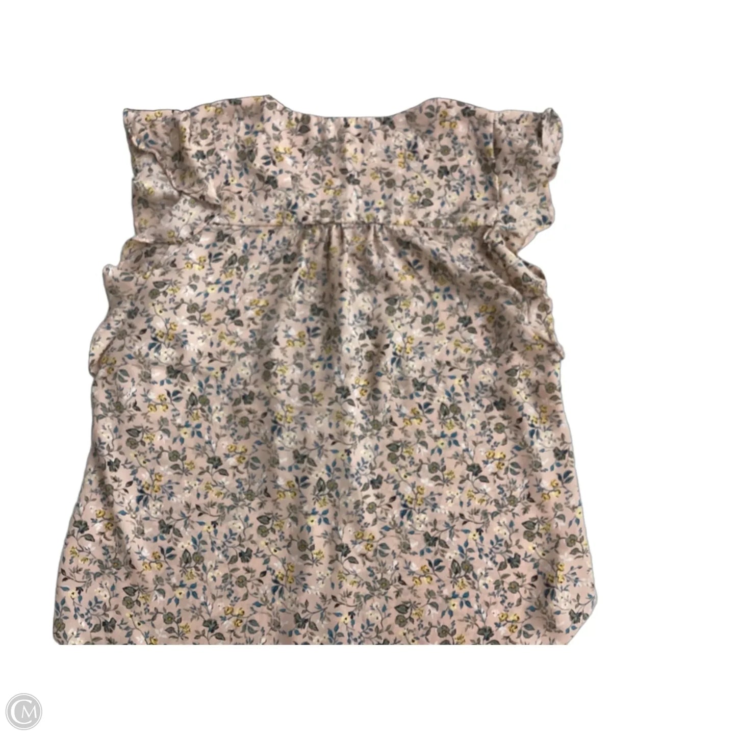 Blouse Short Sleeve By Everleigh In Floral Print, Size: S
