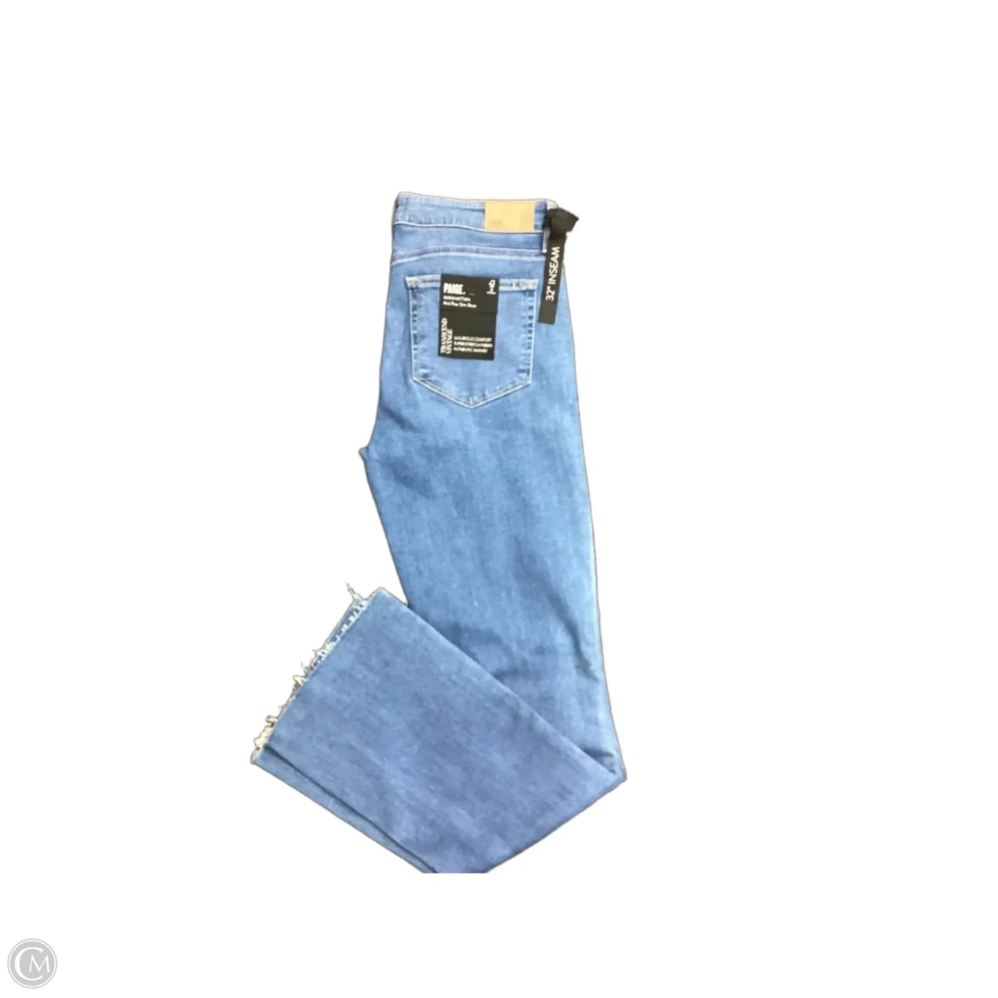 Jeans Boot Cut By Paige In Blue Denim, Size: 8