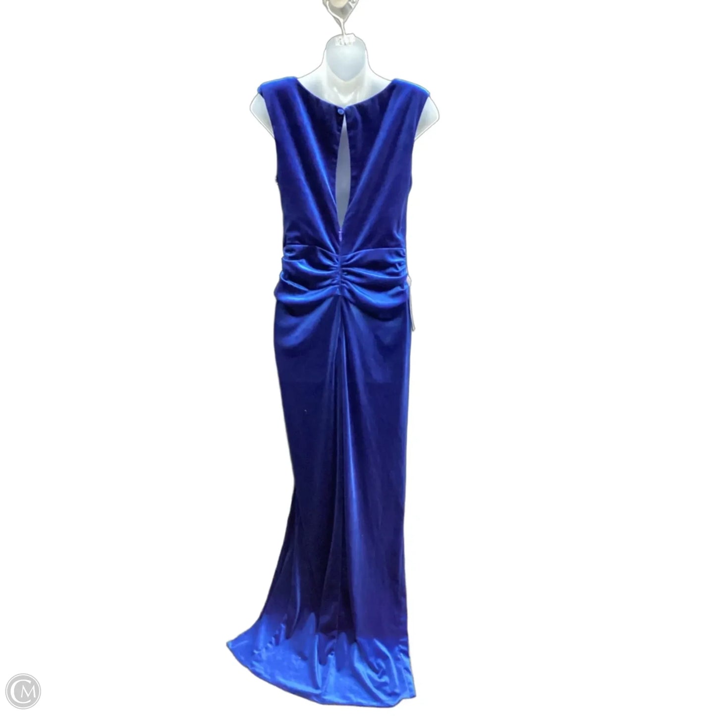Dress Party Long By Clothes Mentor In Blue, Size: 8