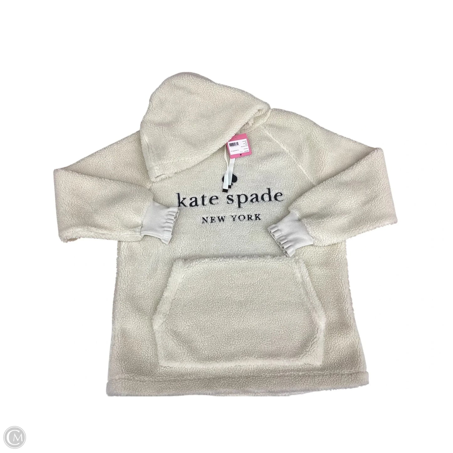 Sweatshirt Designer By Kate Spade In Cream, Size: S