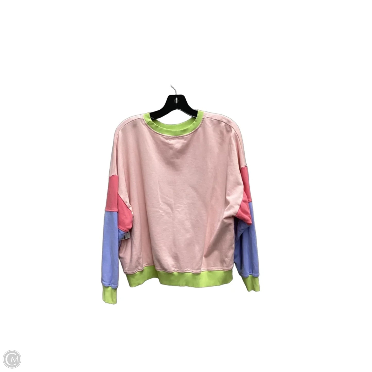 Top Long Sleeve By Clothes Mentor In Pink, Size: L