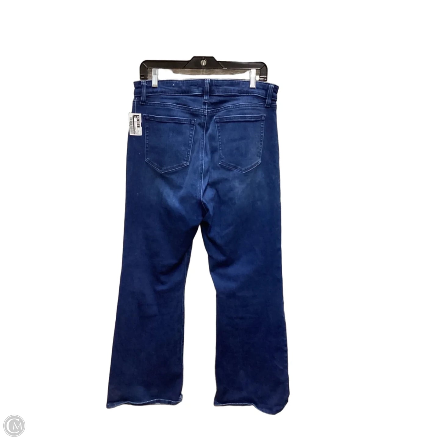 Jeans Flared By Loft In Blue Denim, Size: 14