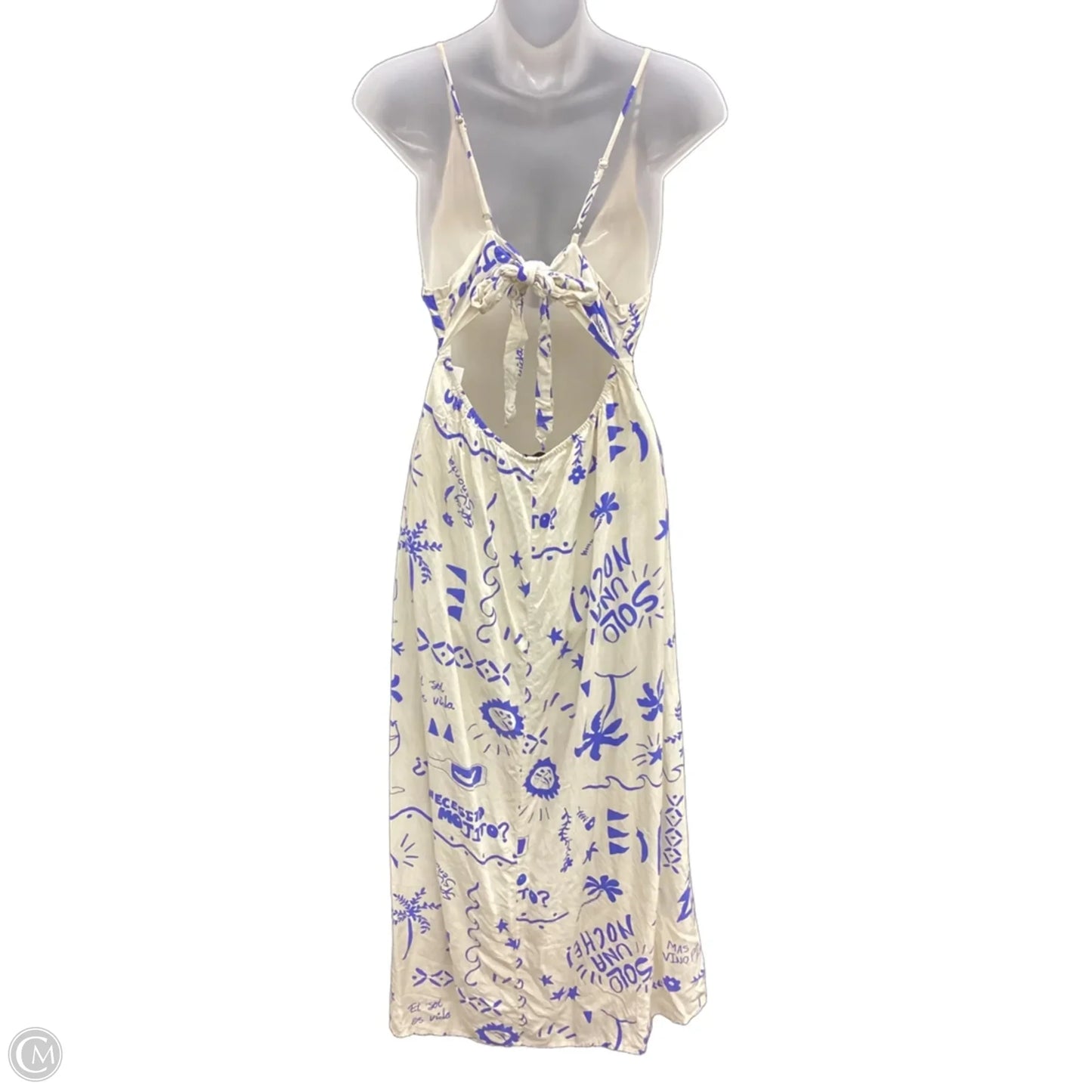 Dress Casual Maxi By Clothes Mentor In Blue, Size: L