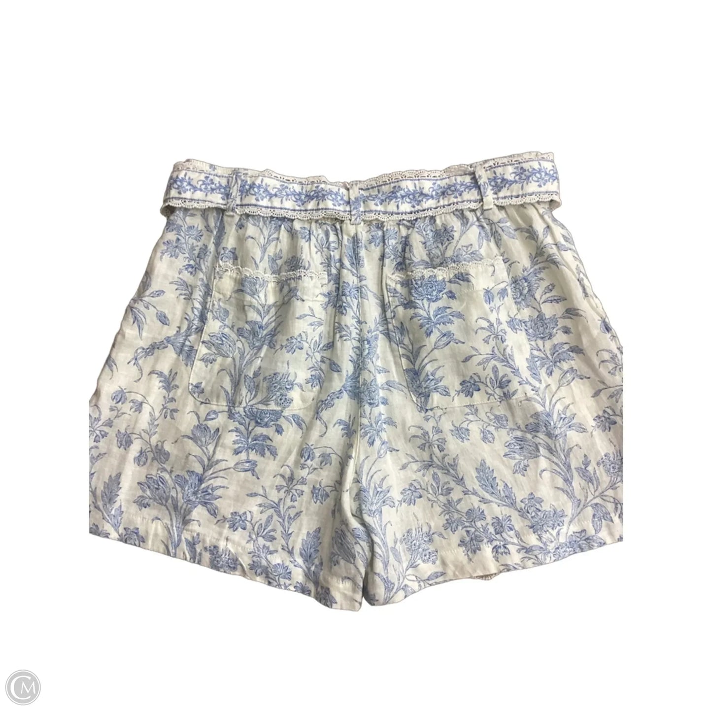 Shorts By Laura Ashley In Blue, Size: M