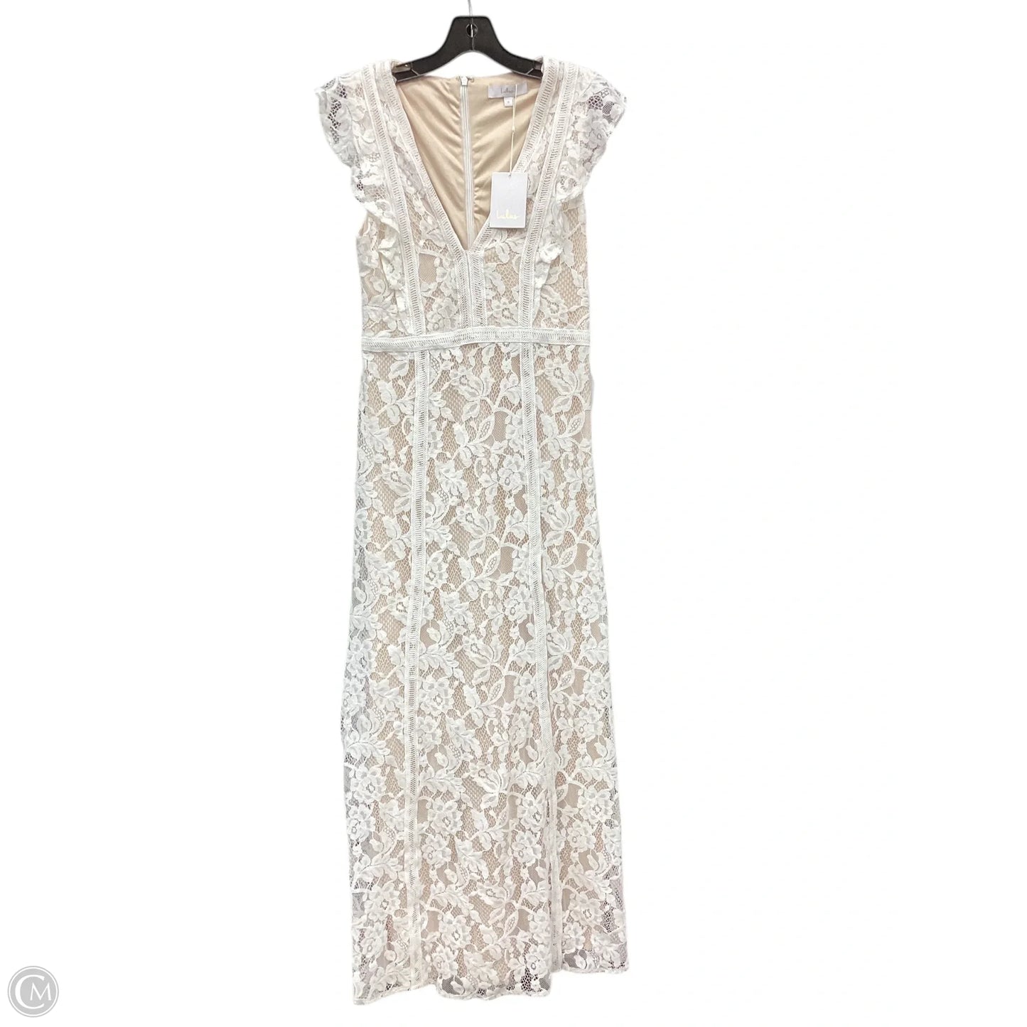 Dress Party Long By Lulus In White, Size: M
