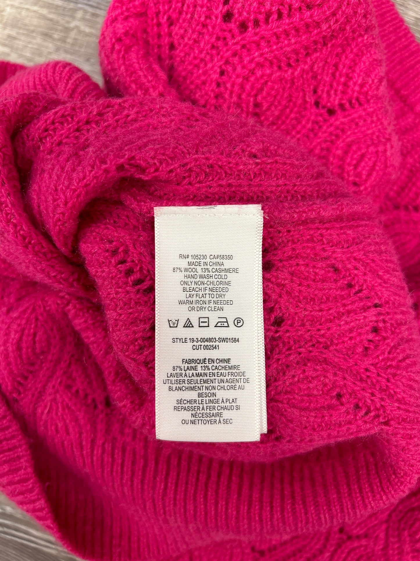 Sweater By Joie In Pink, Size: Xxs