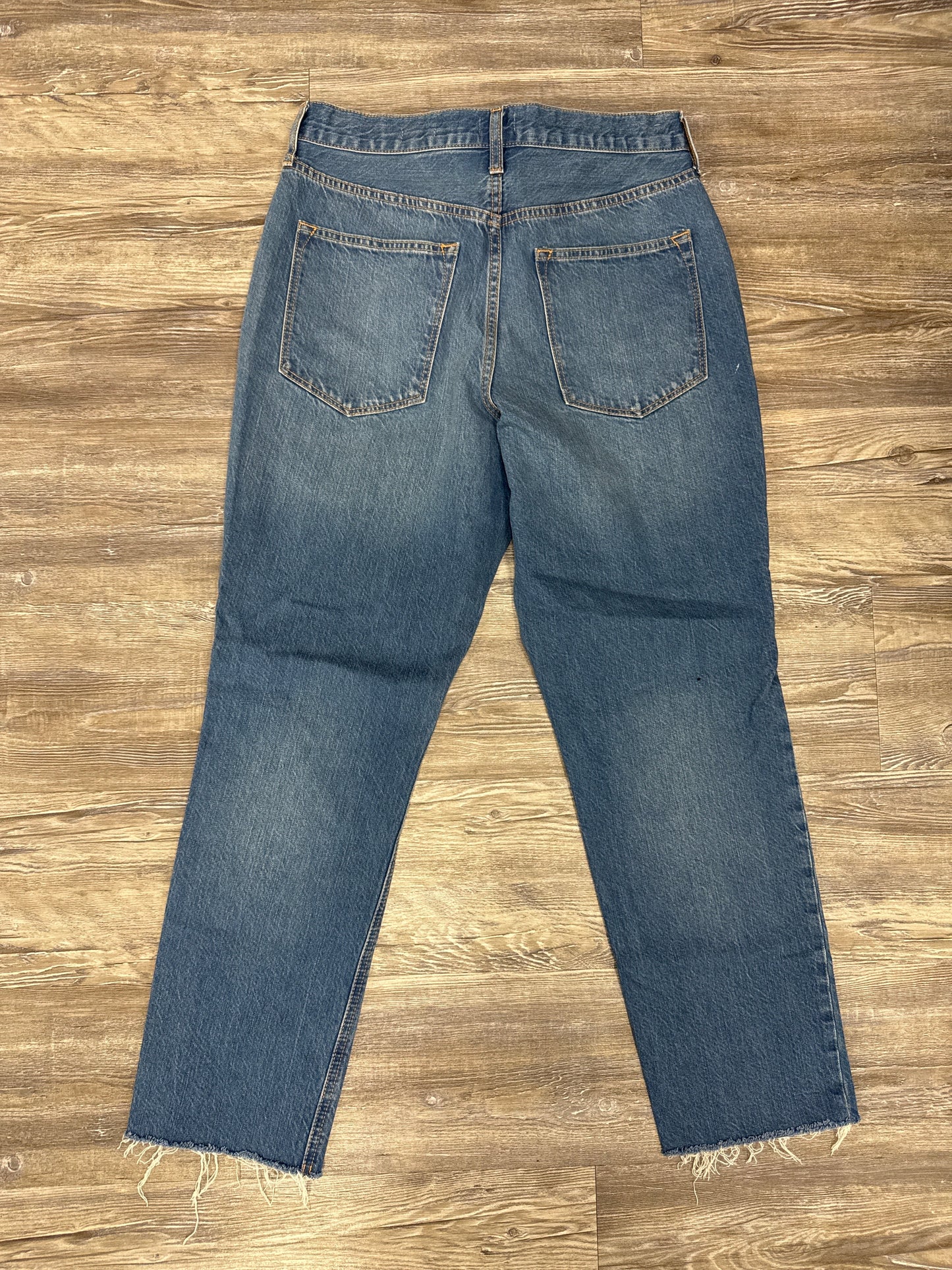 Jeans Straight By J. Crew In Blue Denim, Size: 10