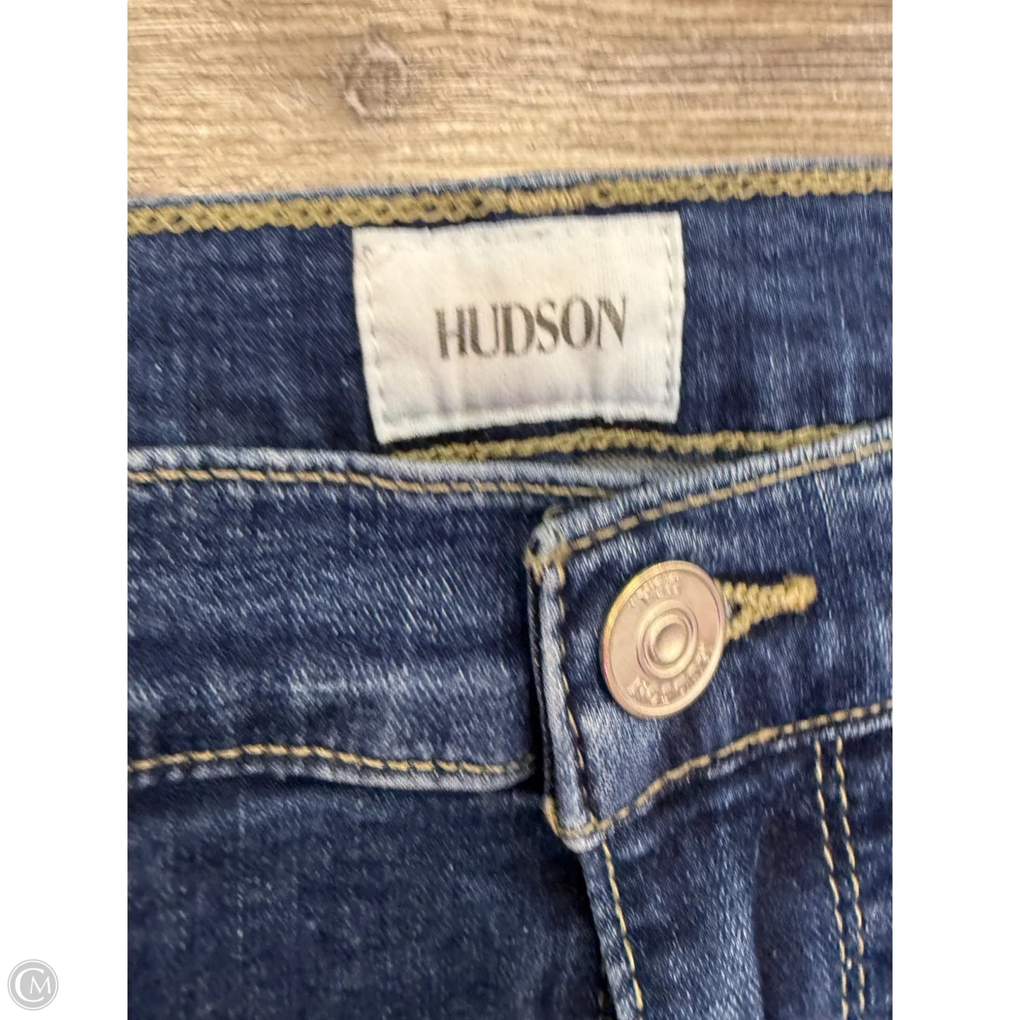Jeans Designer By Hudson In Blue Denim, Size: 6