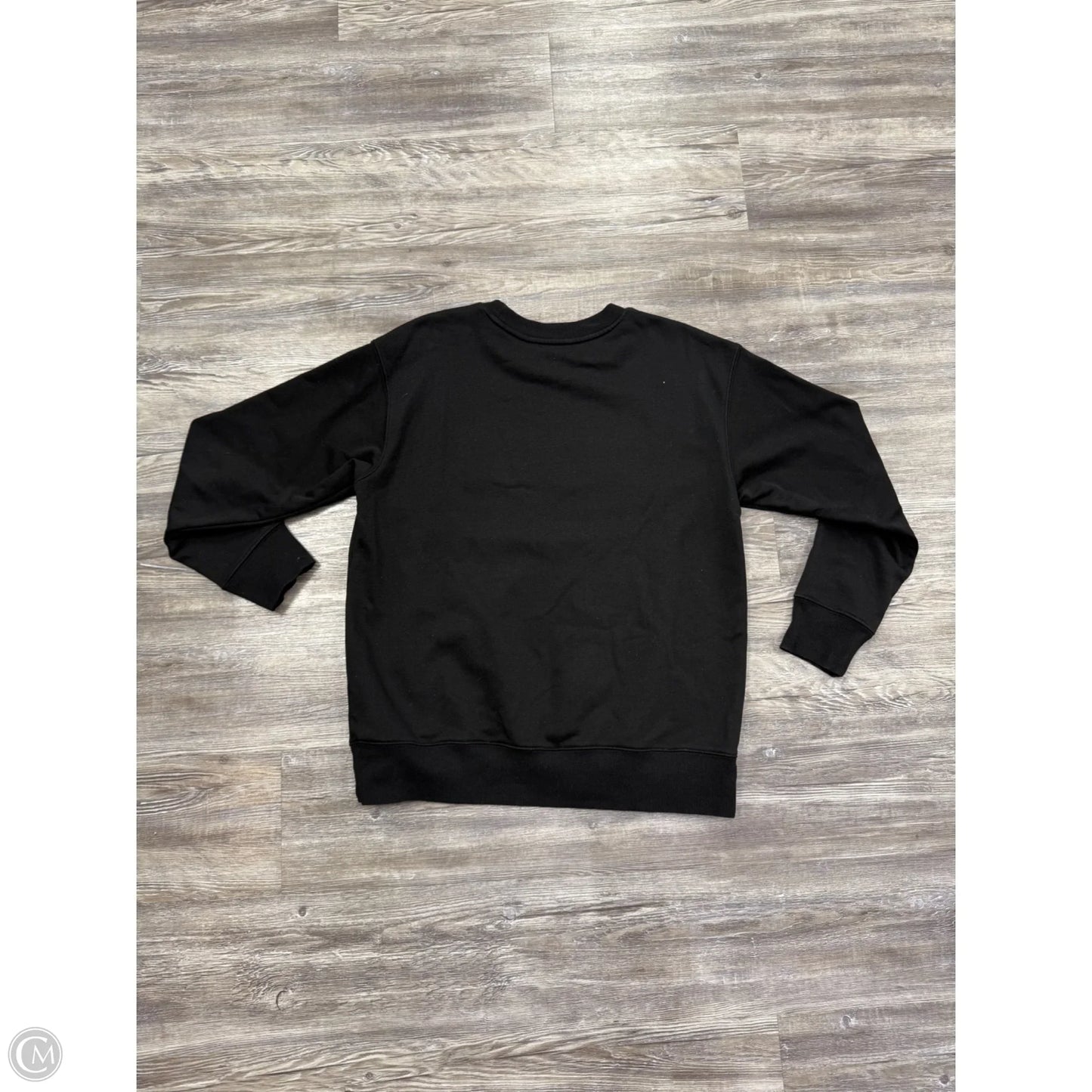 Sweatshirt Designer By Michael By Michael Kors In Black & Gold, Size: L