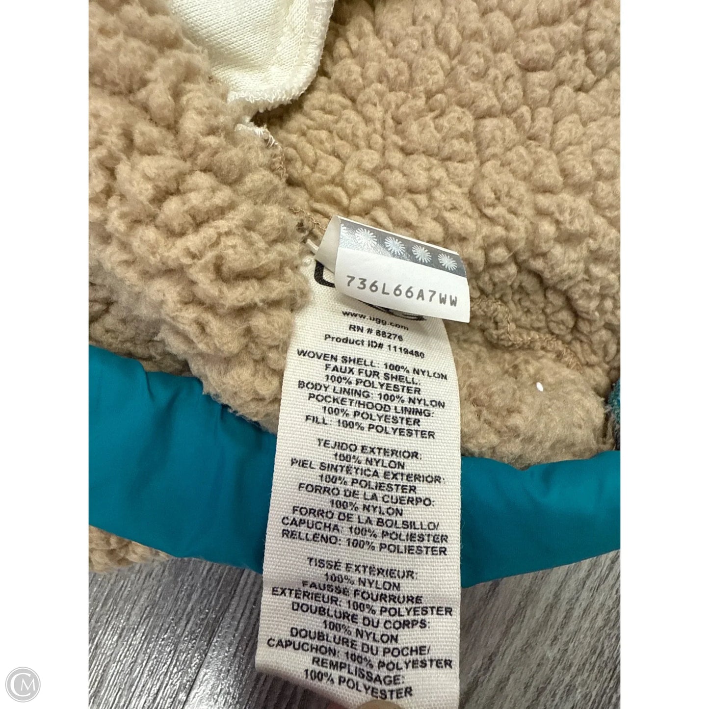 Jacket Designer By Ugg In Red, Size: L