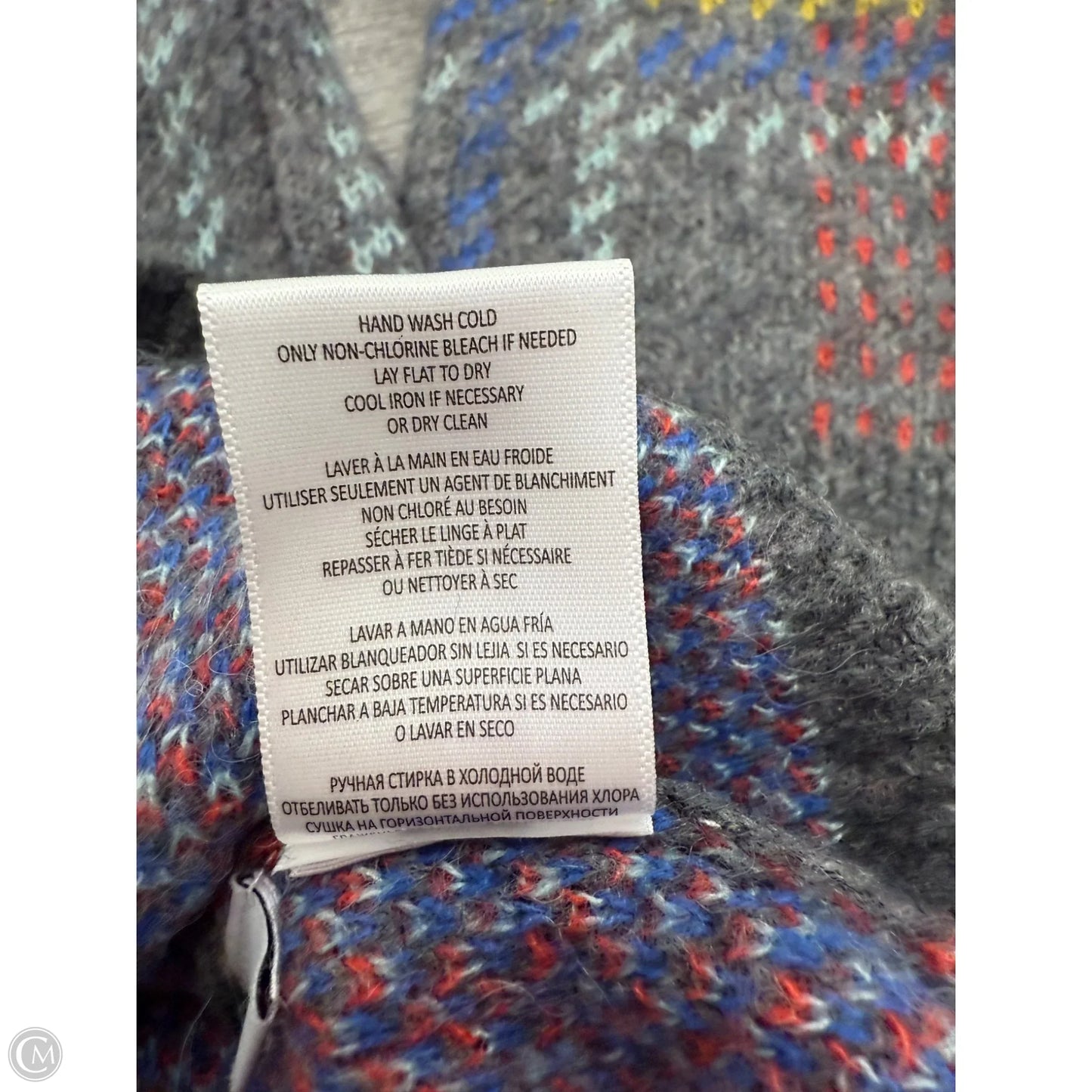 Sweater Designer By Re/Done In Grey, Size: S