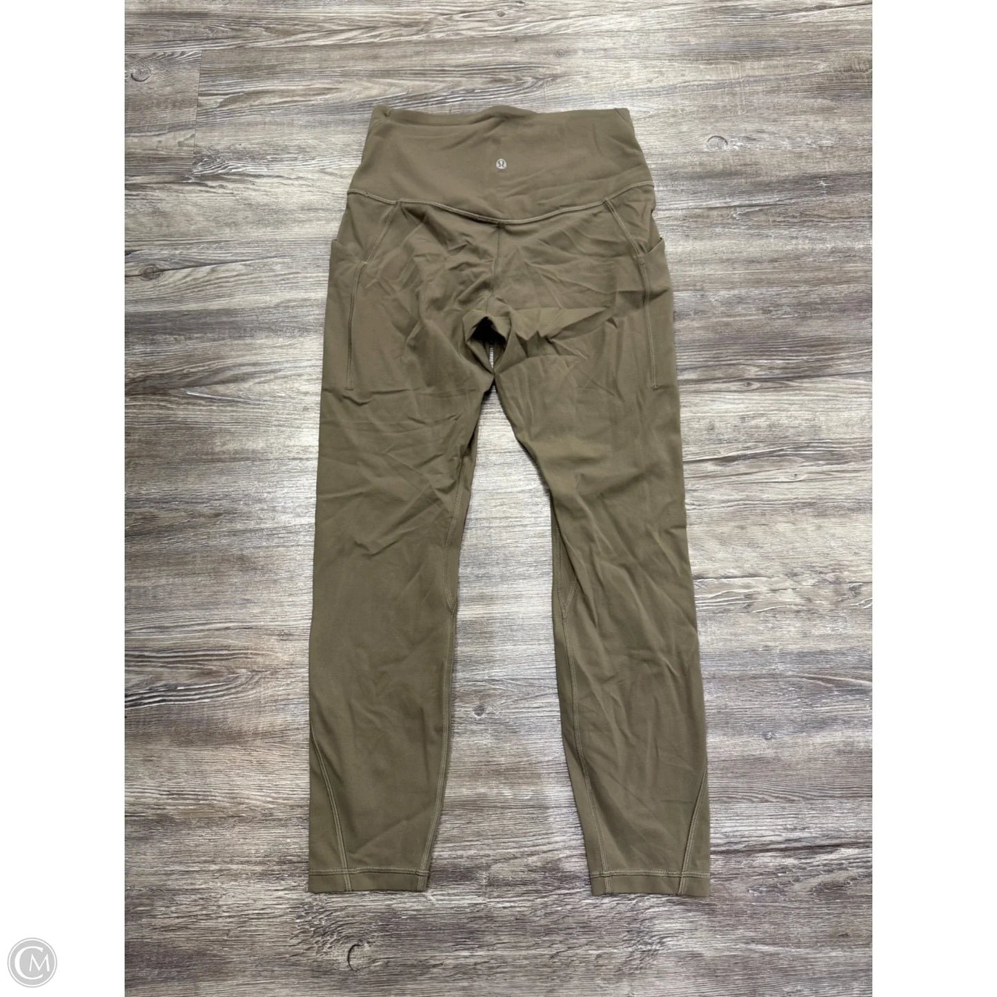 Athletic Leggings By Lululemon In Taupe, Size: 8