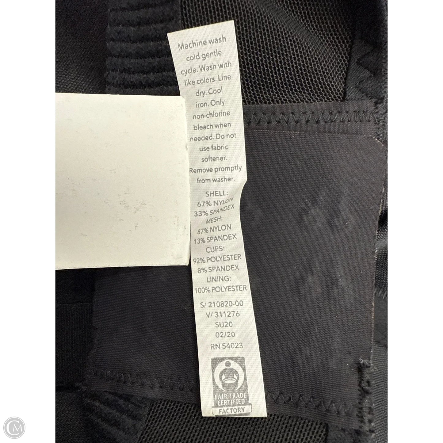 Athletic Bra By Athleta In Black