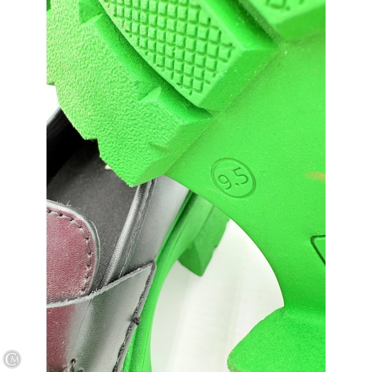 Shoes Heels Platform By Steve Madden In Black & Green, Size: 9.5