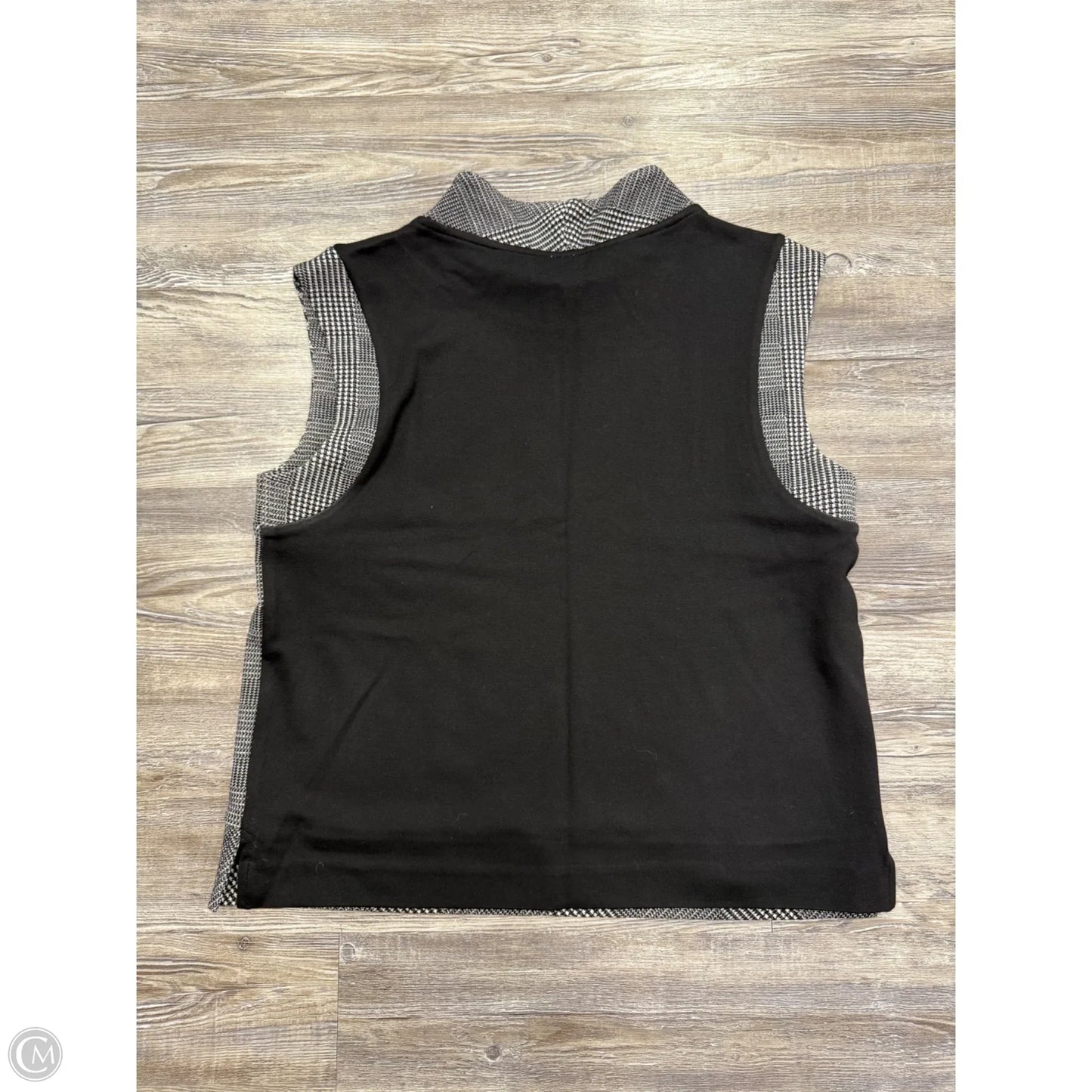 Top Sleeveless By Anne Klein In Black, Size: M