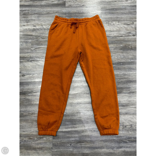 Athletic Pants By Ease of Mind In Orange, Size: M
