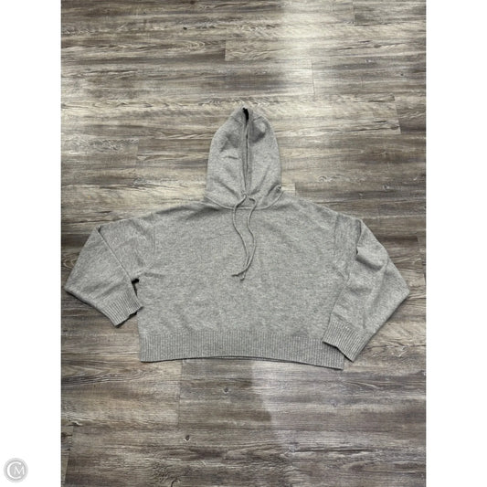 Athletic Sweatshirt Hoodie By Athleta In Grey, Size: M
