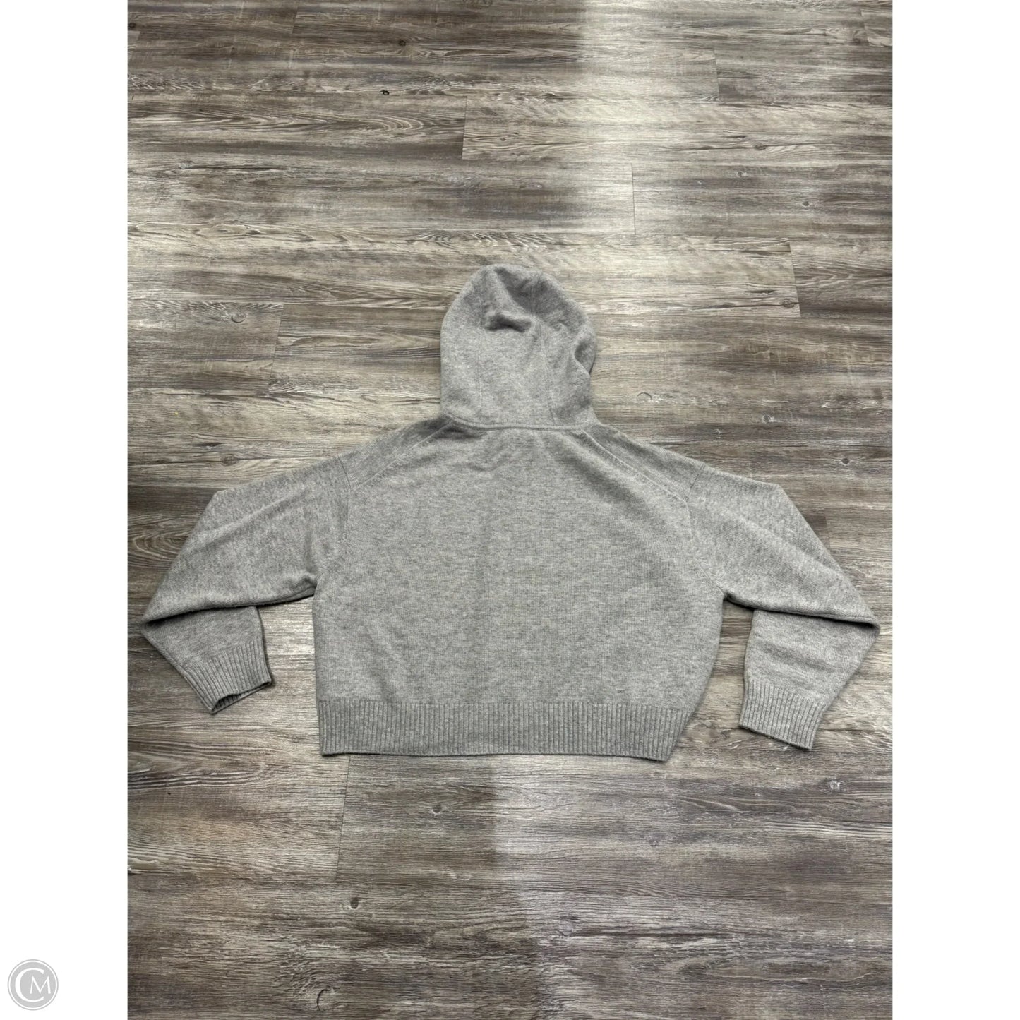 Athletic Sweatshirt Hoodie By Athleta In Grey, Size: M