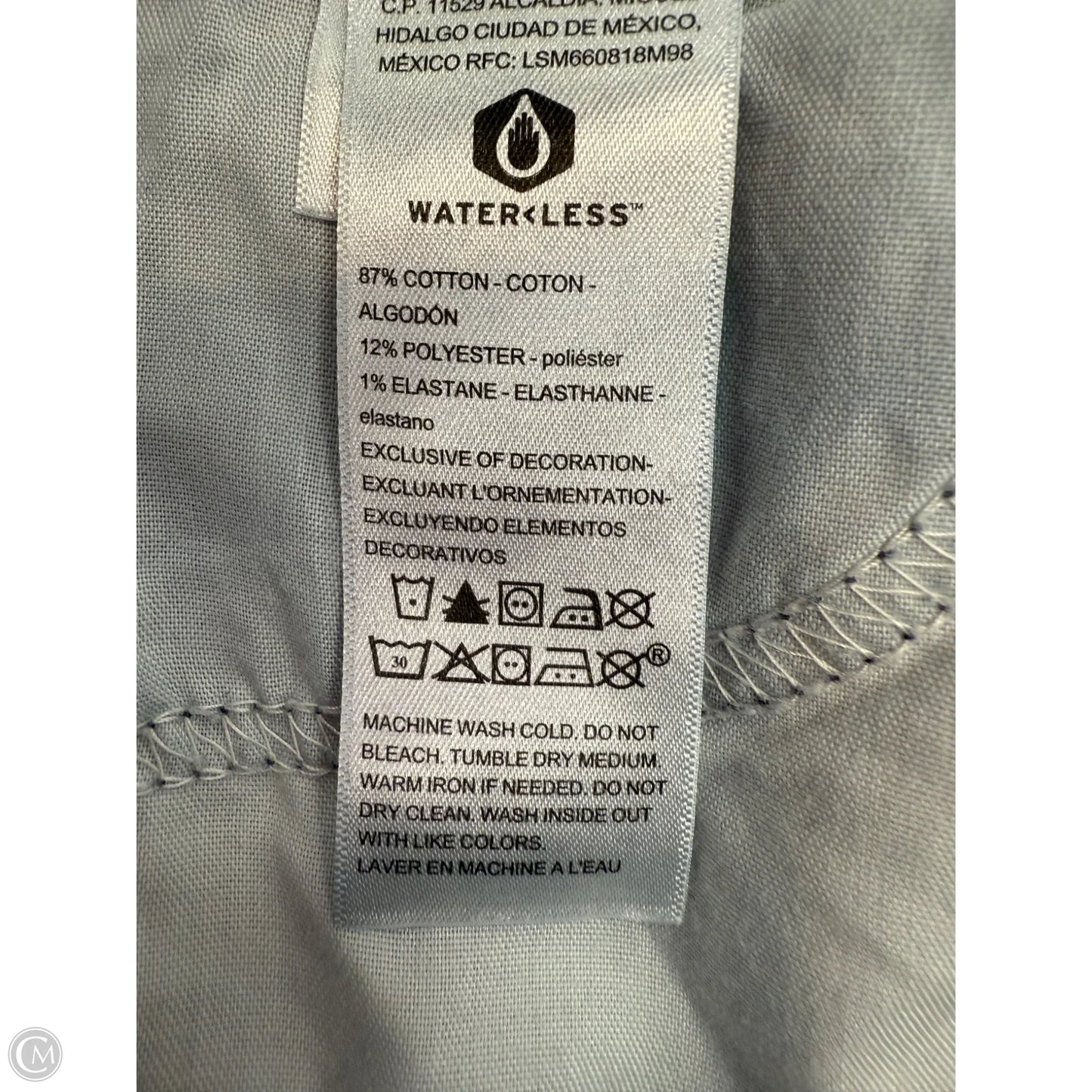 Shorts By Denizen By Levis In Blue Denim, Size: 12