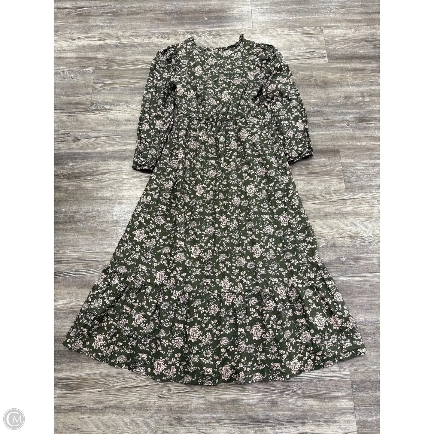 Dress Casual Midi By Hatch In Green, Size: Xs