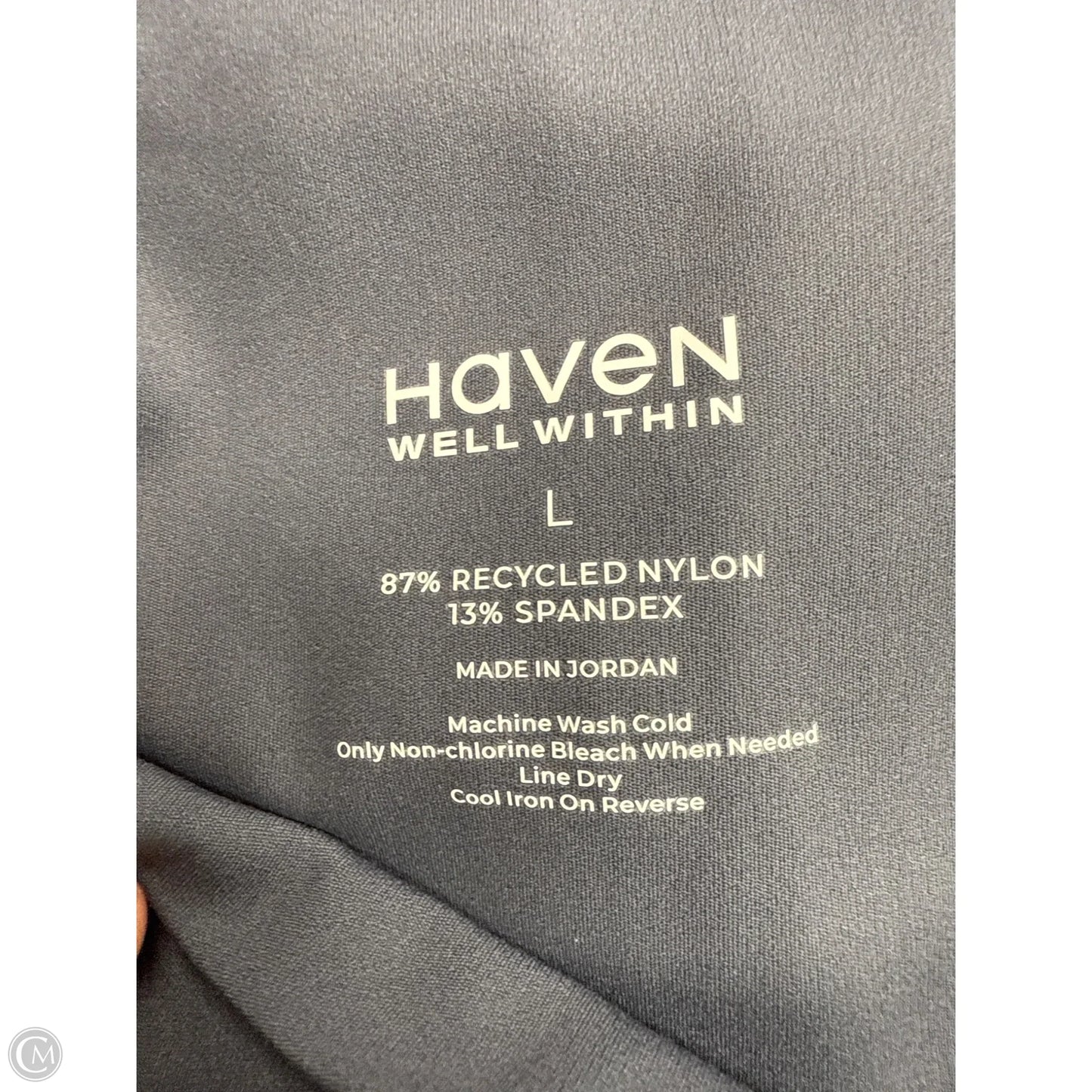 Athletic Leggings By Haven In Blue, Size: L