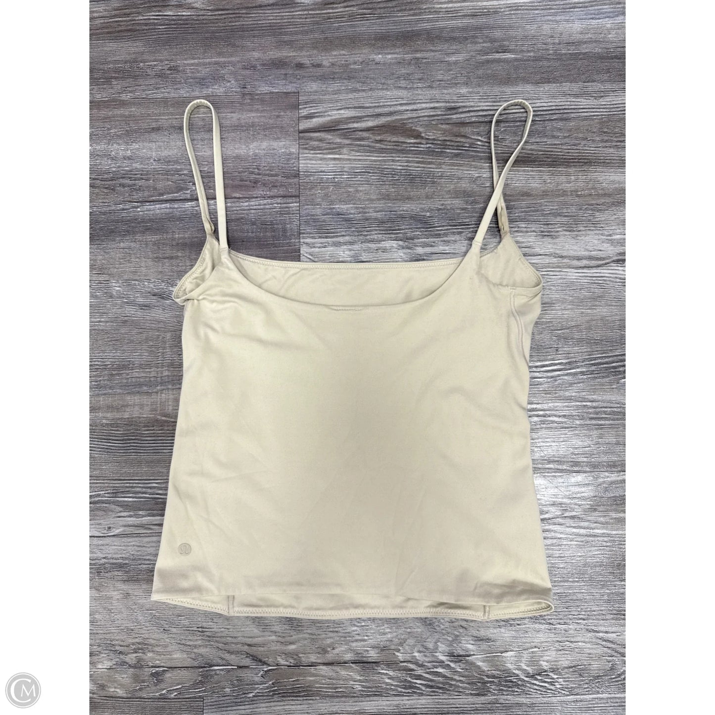 Athletic Tank Top By Lululemon In Tan, Size: Xs