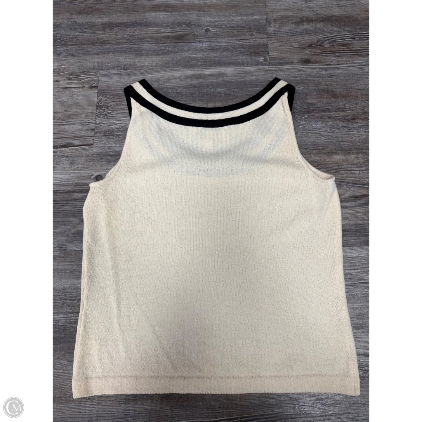 Top Sleeveless Luxury Designer By St John Collection In White, Size: S