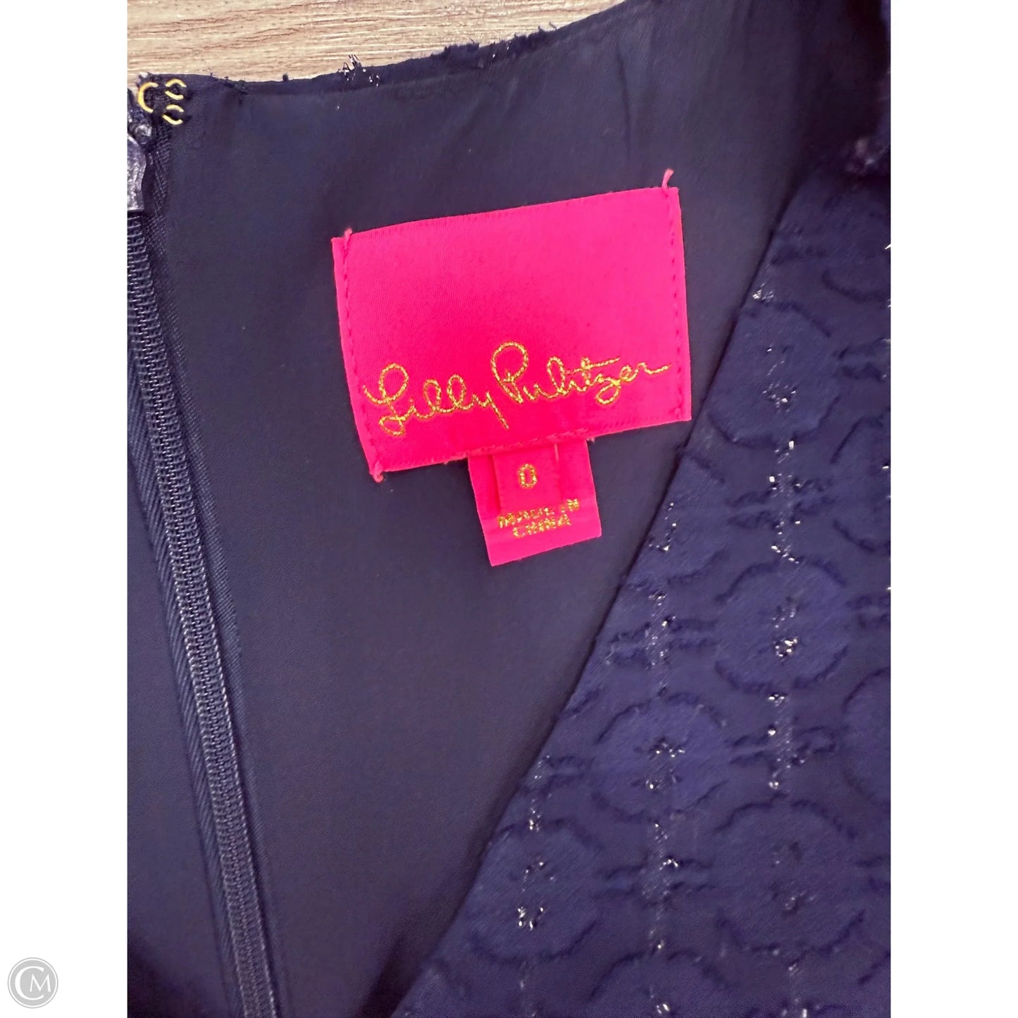 Dress Party Short By Lilly Pulitzer In Navy, Size: 0