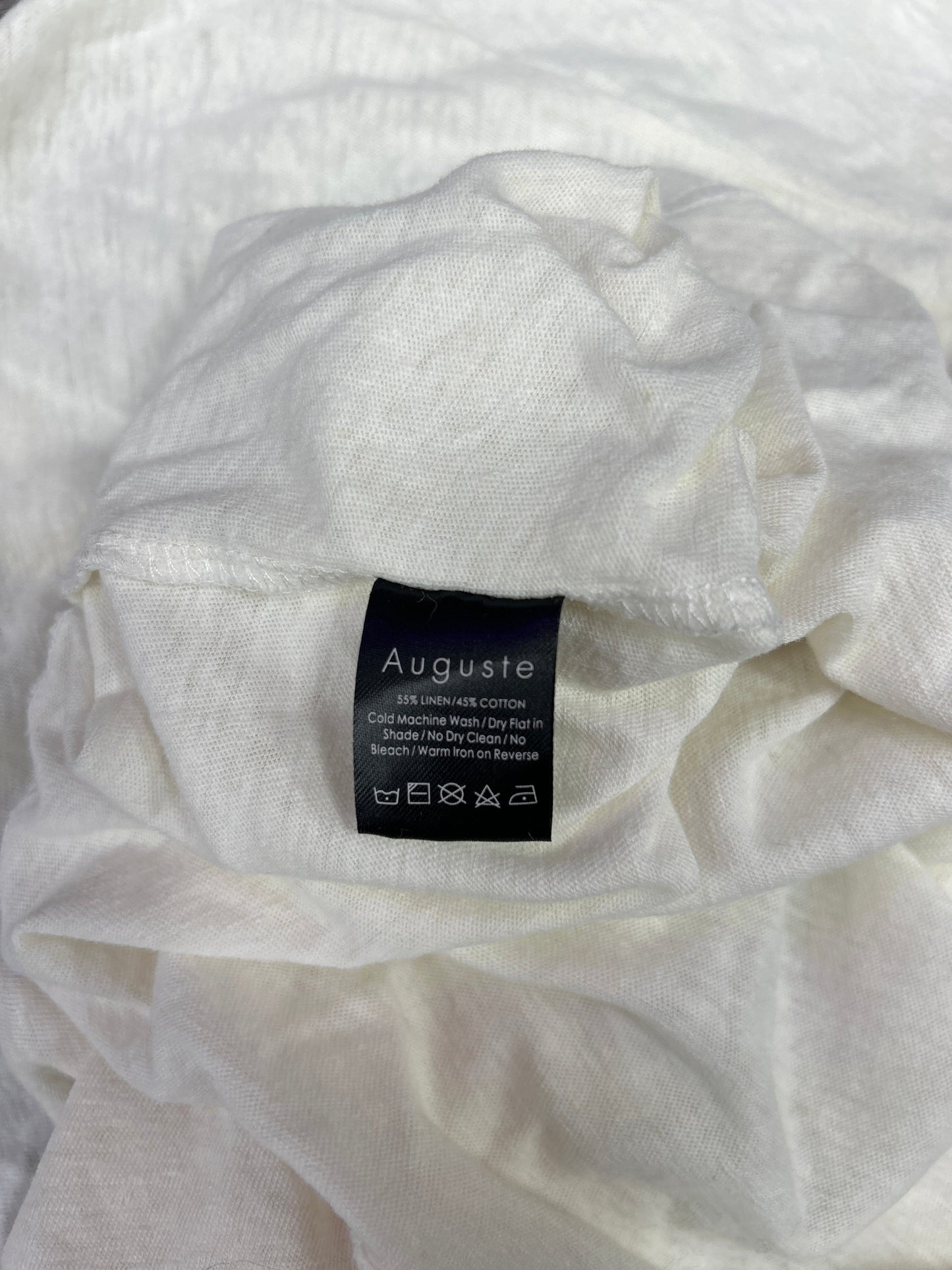 Top Short Sleeve By Auguste In White, Size: 6