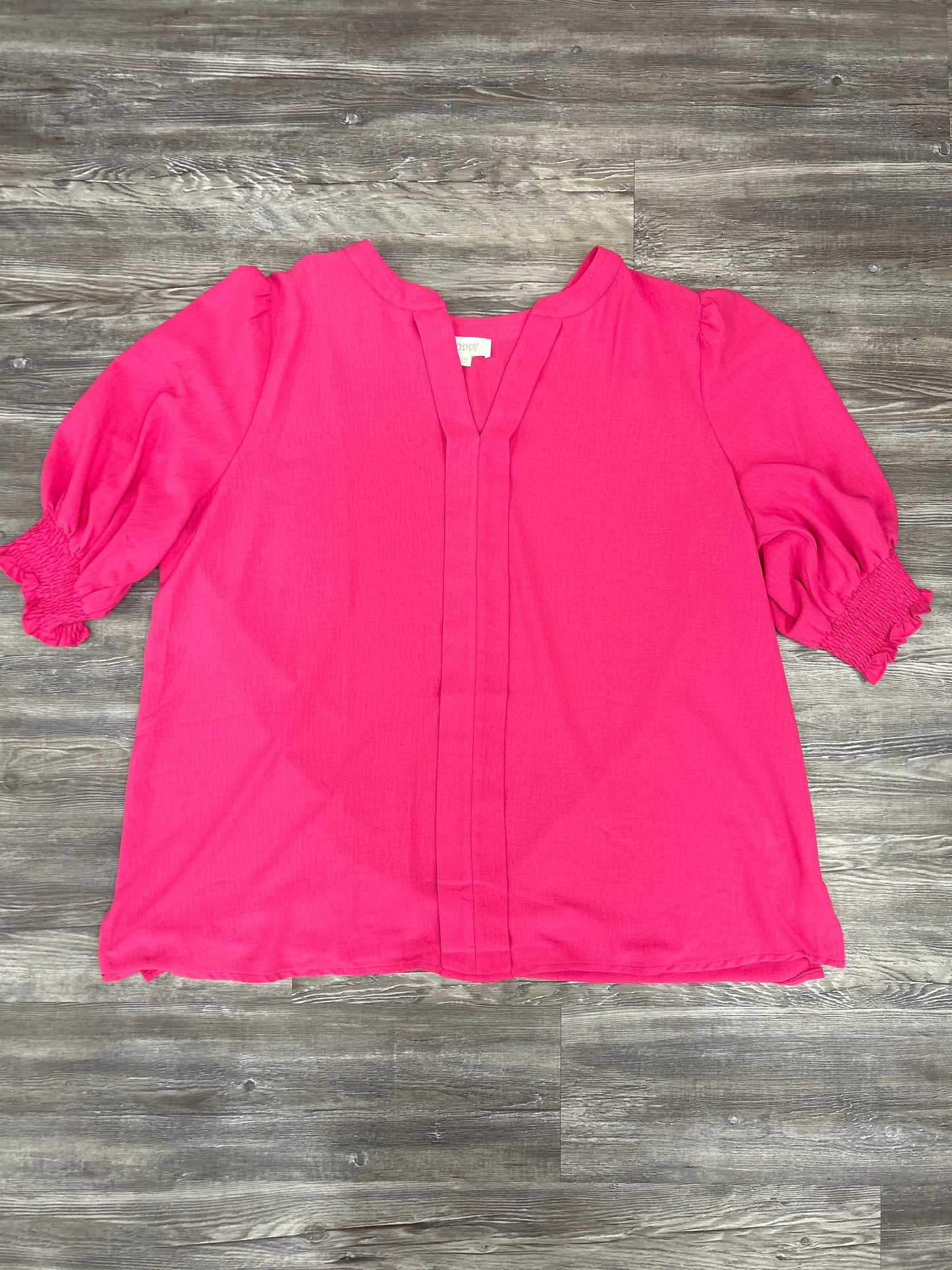 Top Short Sleeve By Oddi Size: 3x