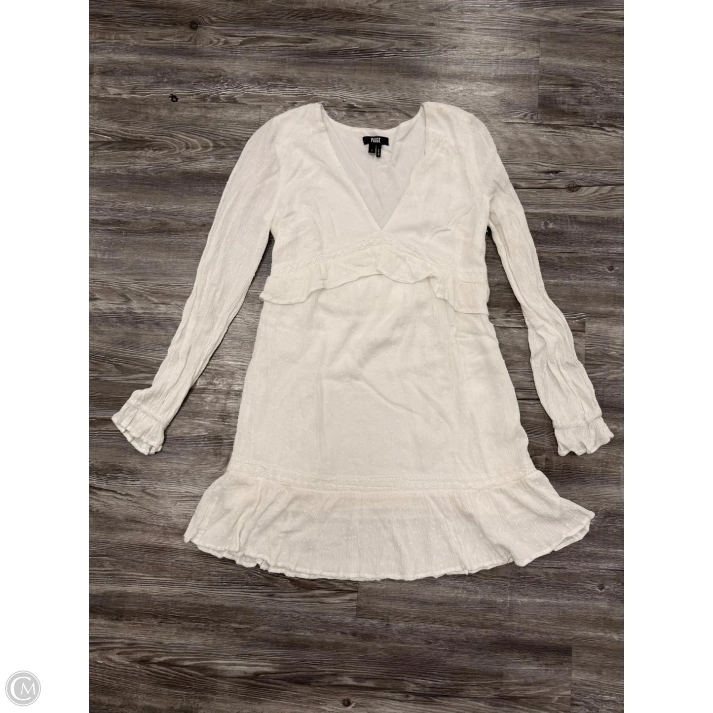 Dress Designer By Paige In White, Size: S