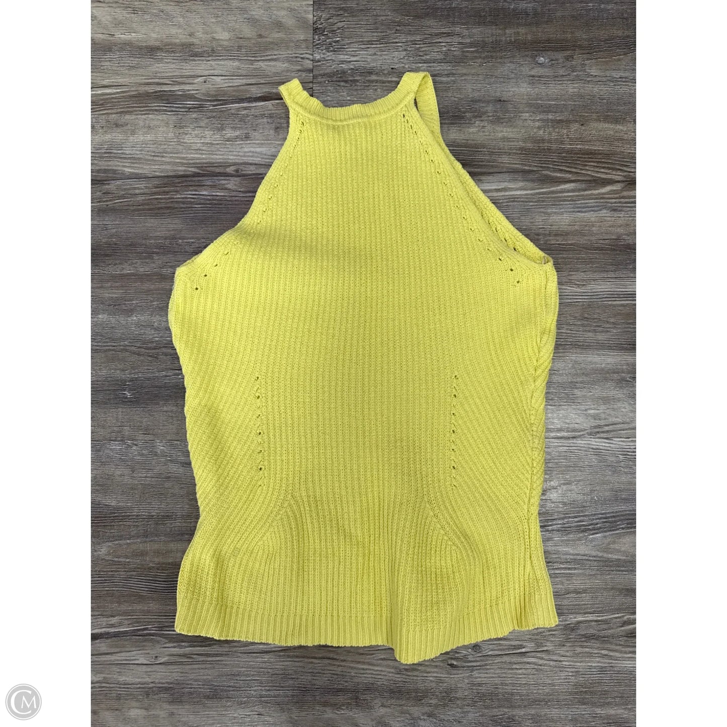 Top Sleeveless By Lilly Pulitzer In Yellow, Size: M