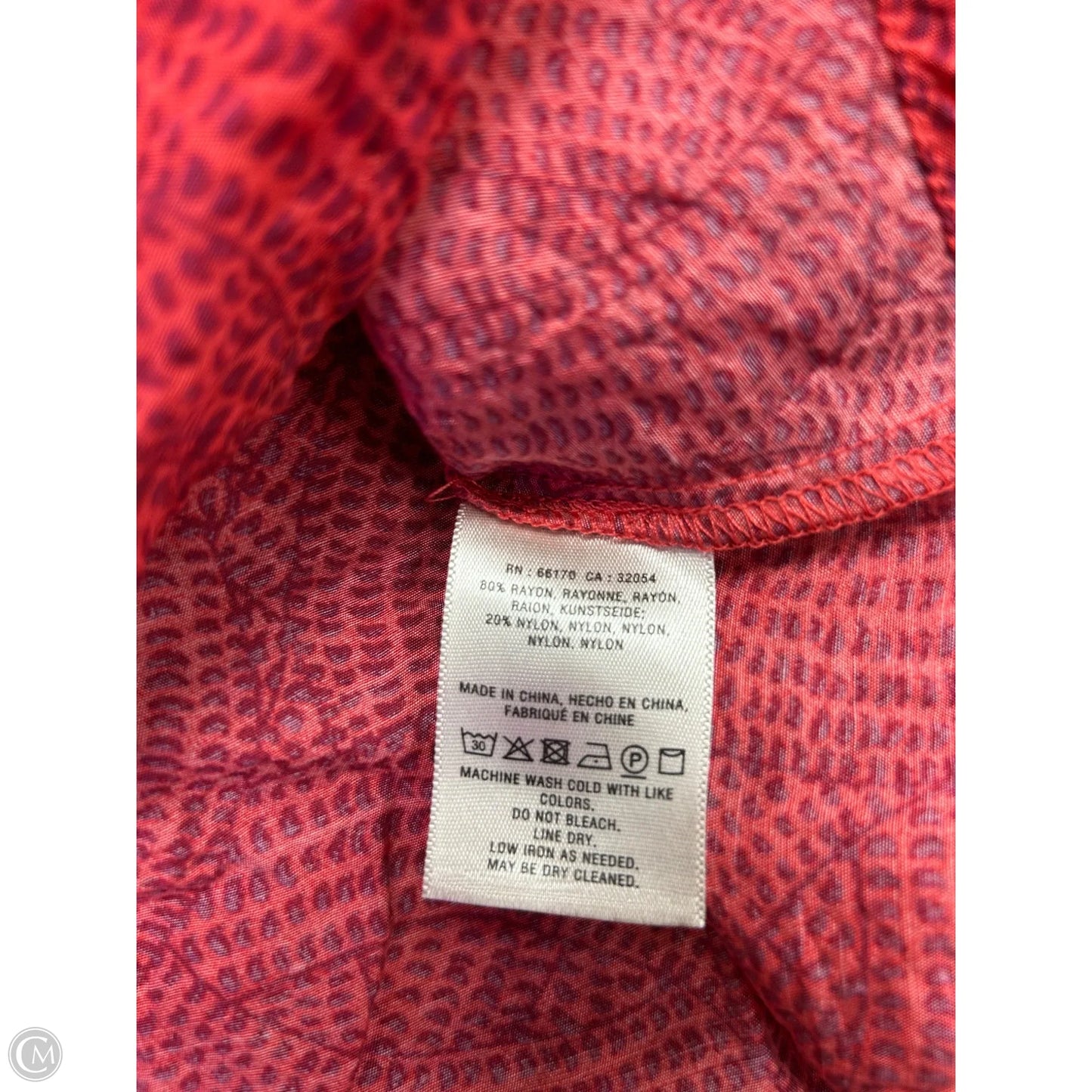 Top Short Sleeve By Maeve In Pink, Size: S