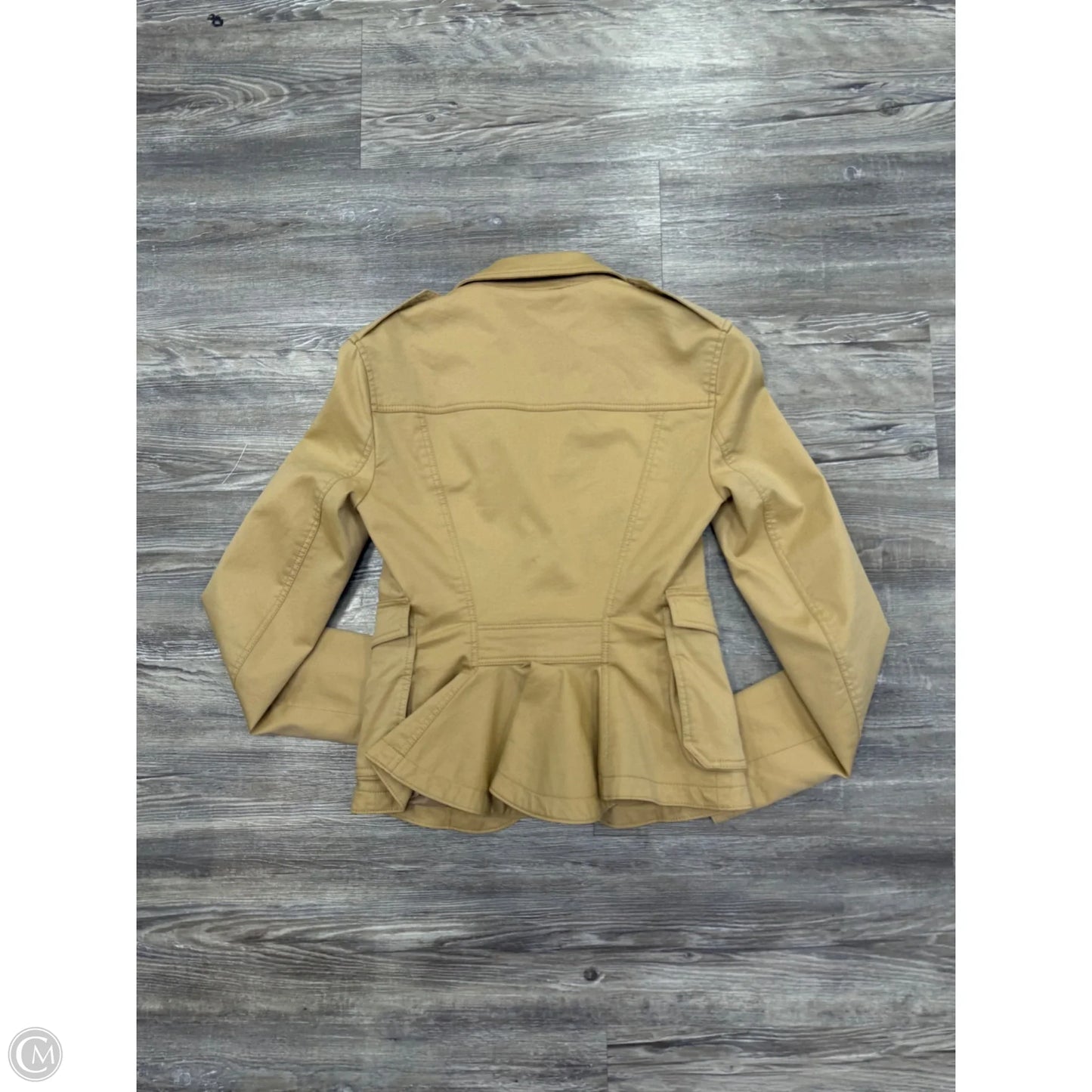 Jacket Luxury Designer By Burberry In Tan, Size: 2