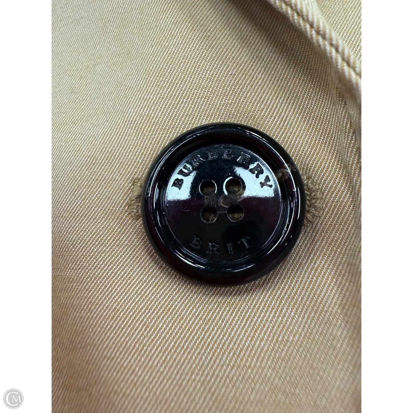 Jacket Luxury Designer By Burberry In Tan, Size: 2