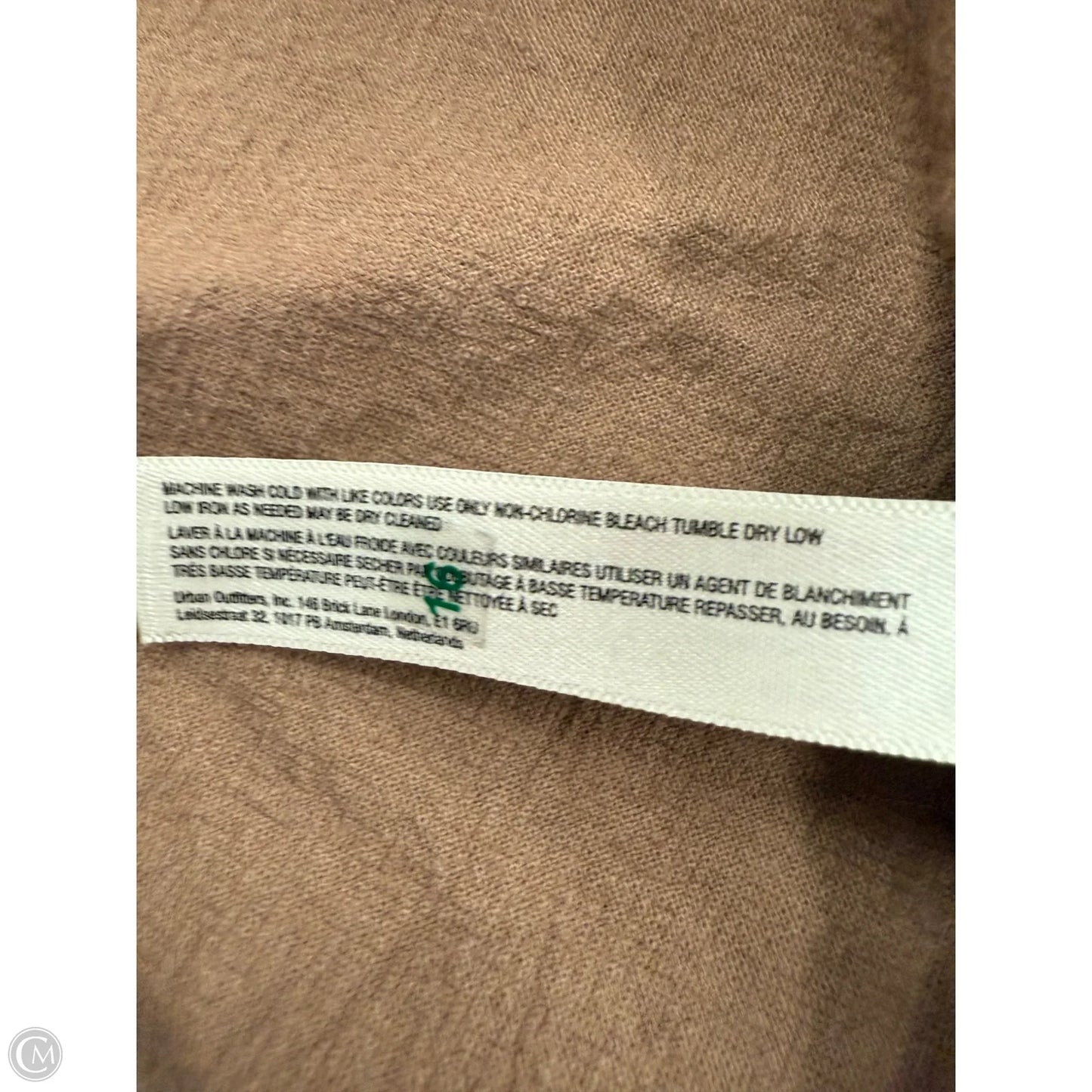 Top Short Sleeve By Free People In Brown, Size: Xl