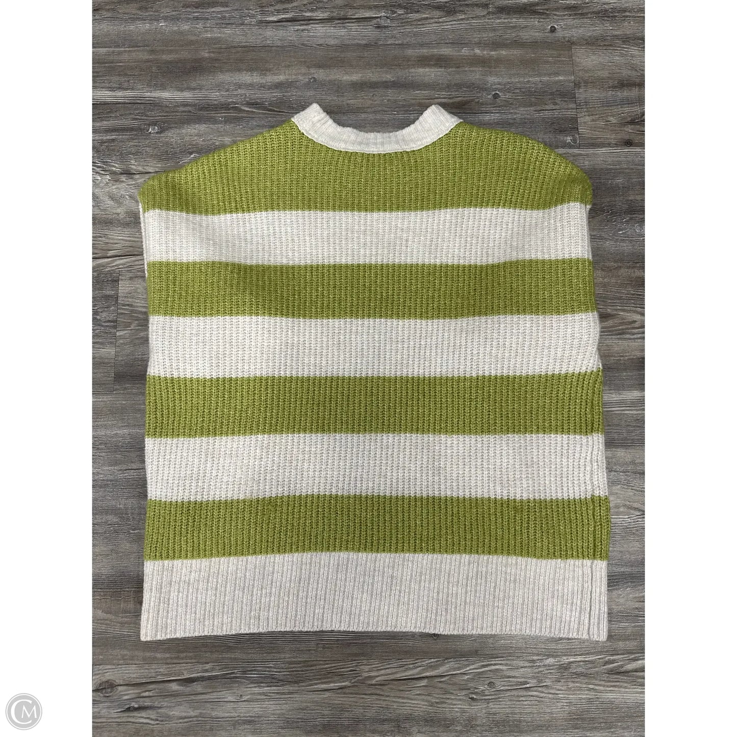 Sweater By Arizona In Green & White, Size: Xxl