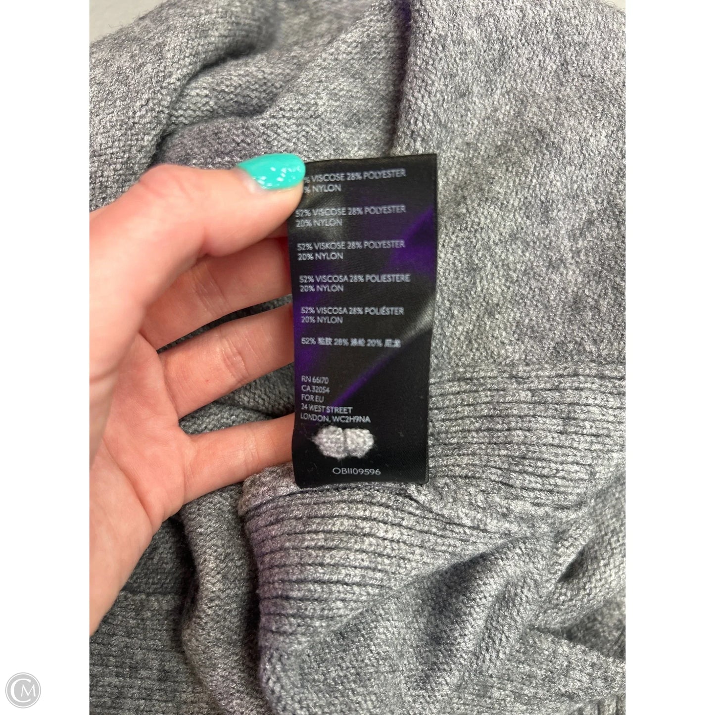 Sweater By Anthropologie In Grey, Size: Xs