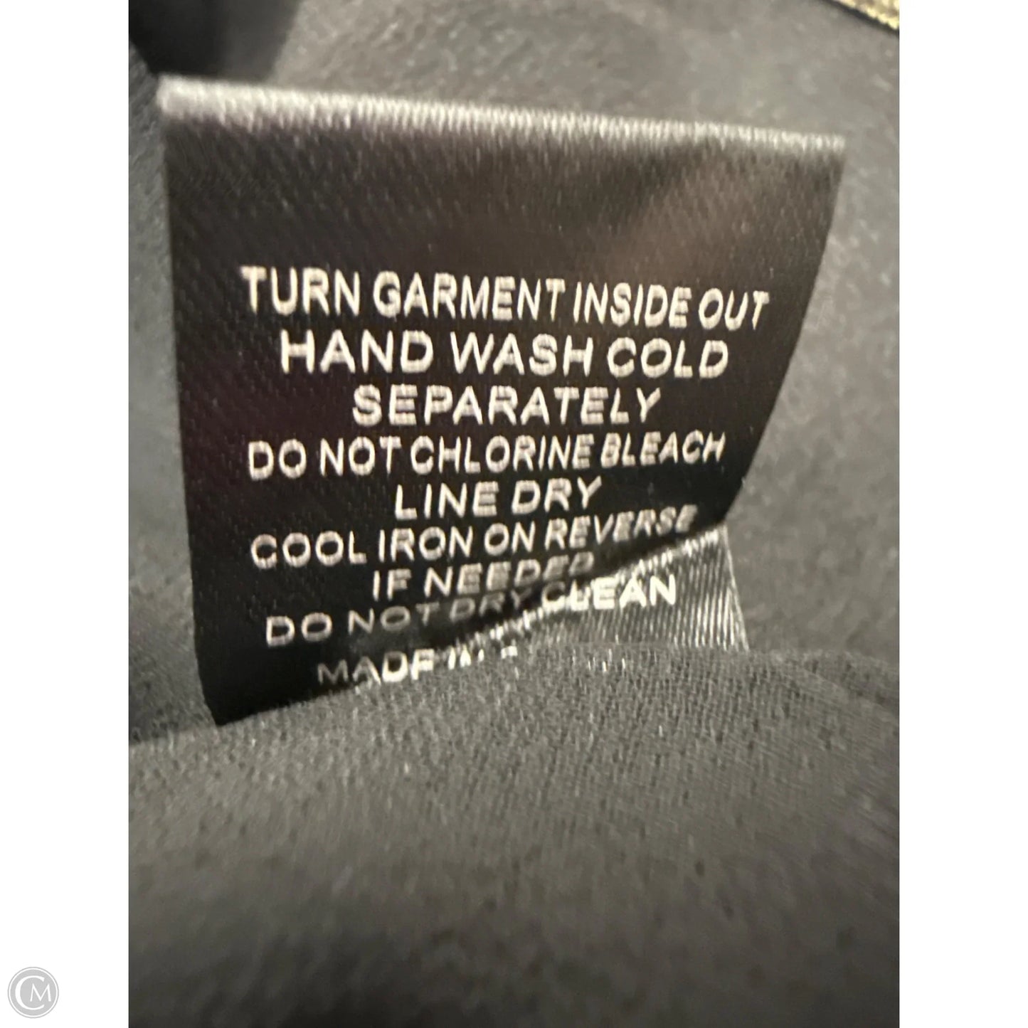 Dress Casual Midi By Current Air In Black & Gold, Size: Xs