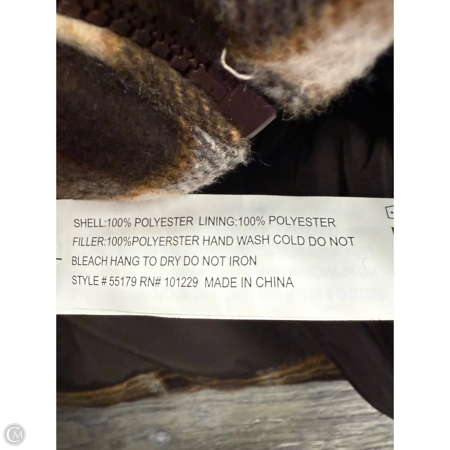 Vest Puffer & Quilted By Stoosh In Plaid Pattern, Size: Xl