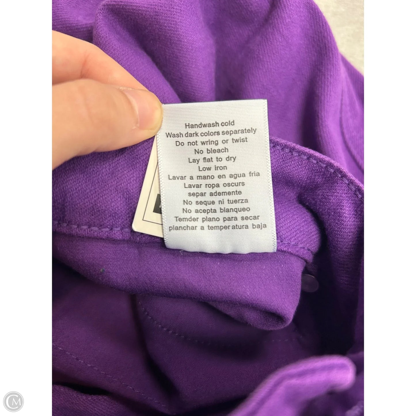 Shorts By Judy Blue In Purple, Size: 3x