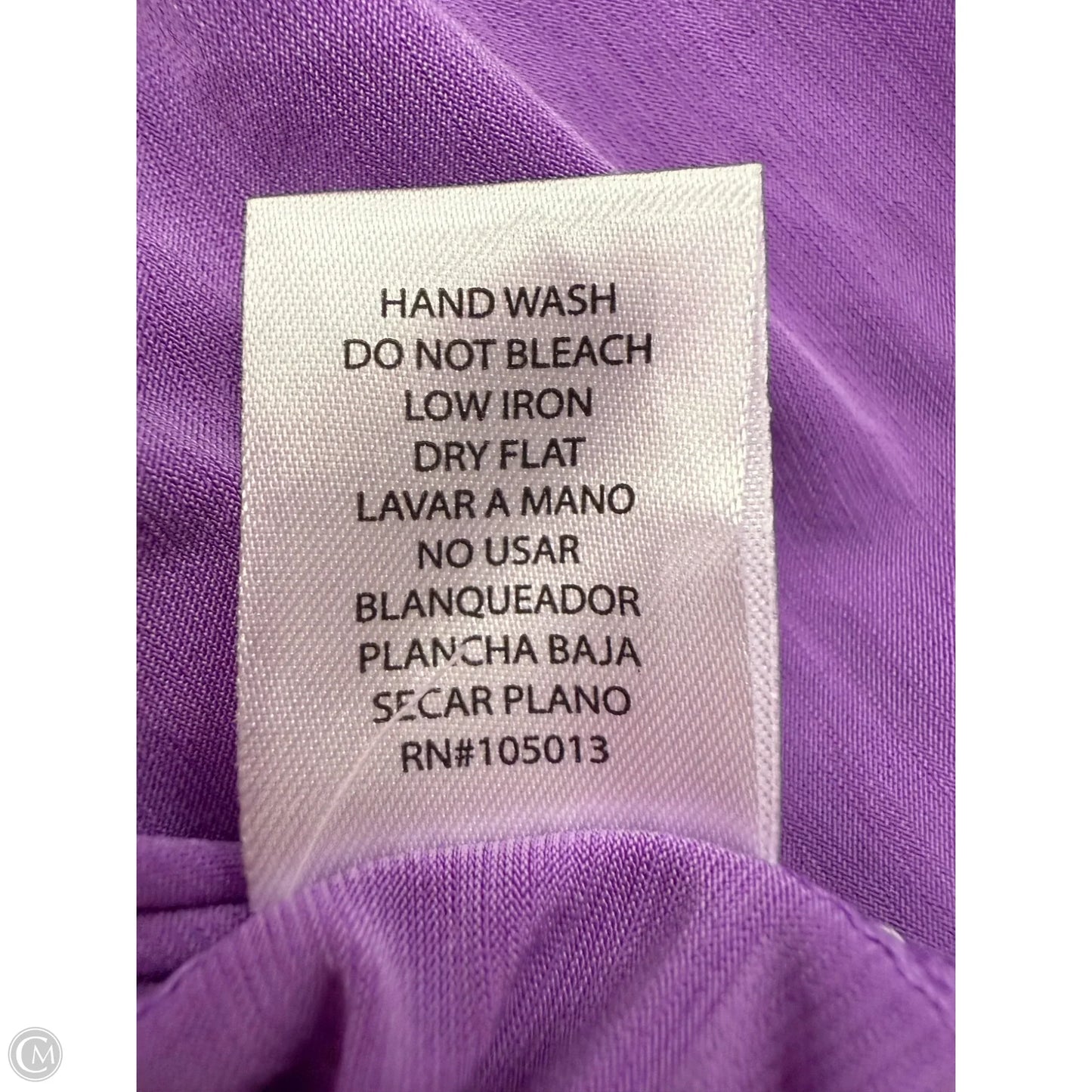 Top Short Sleeve Basic By Dear Scarlett In Purple, Size: 2x