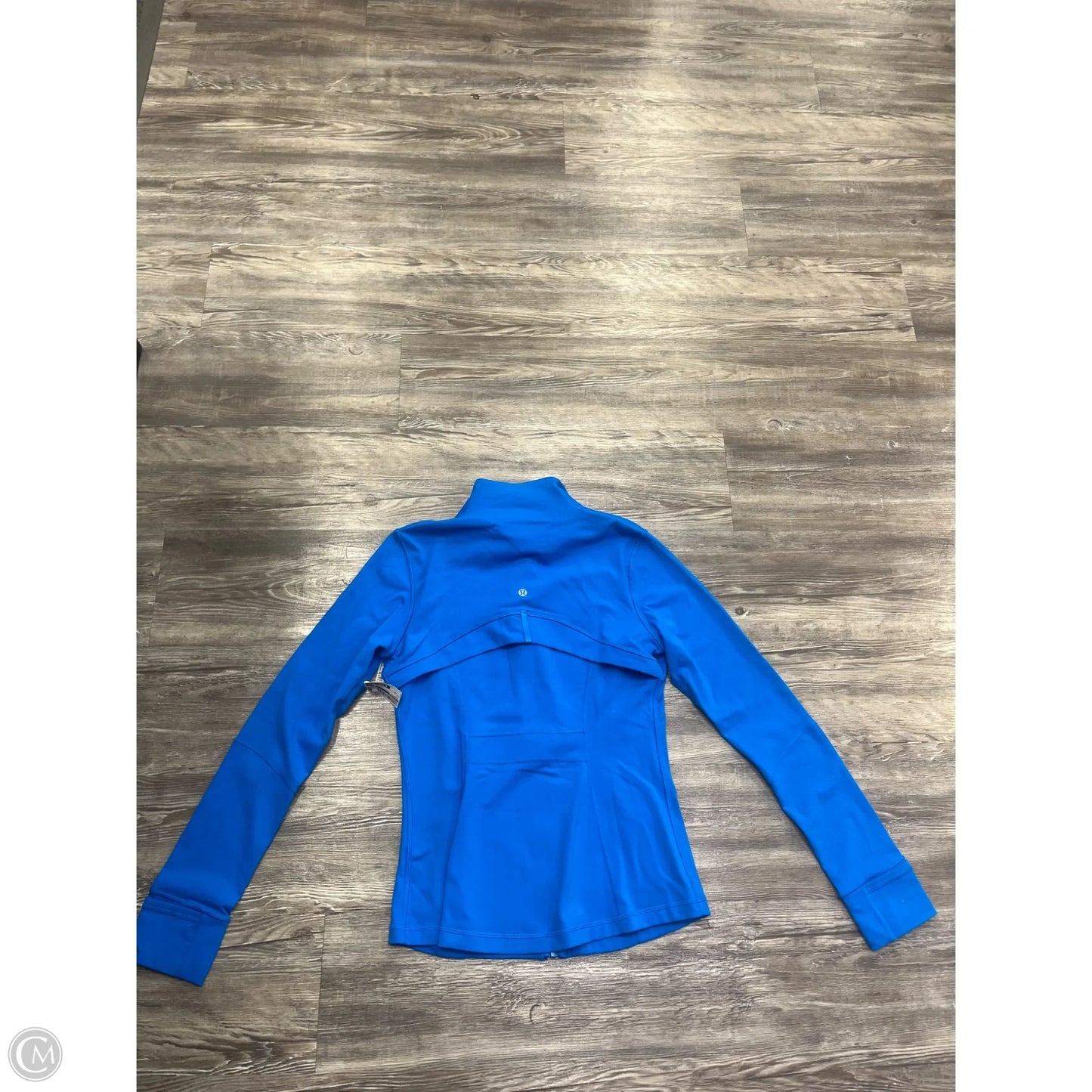 Athletic Jacket By Lululemon In Blue, Size: 10