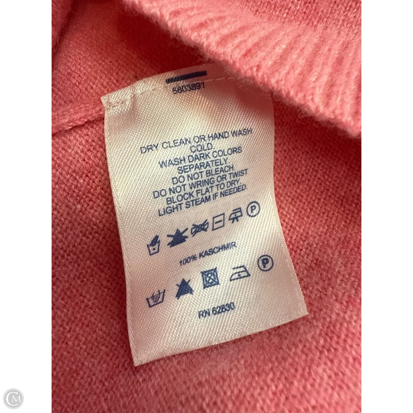 Sweater Cashmere By Lands End In Pink, Size: L