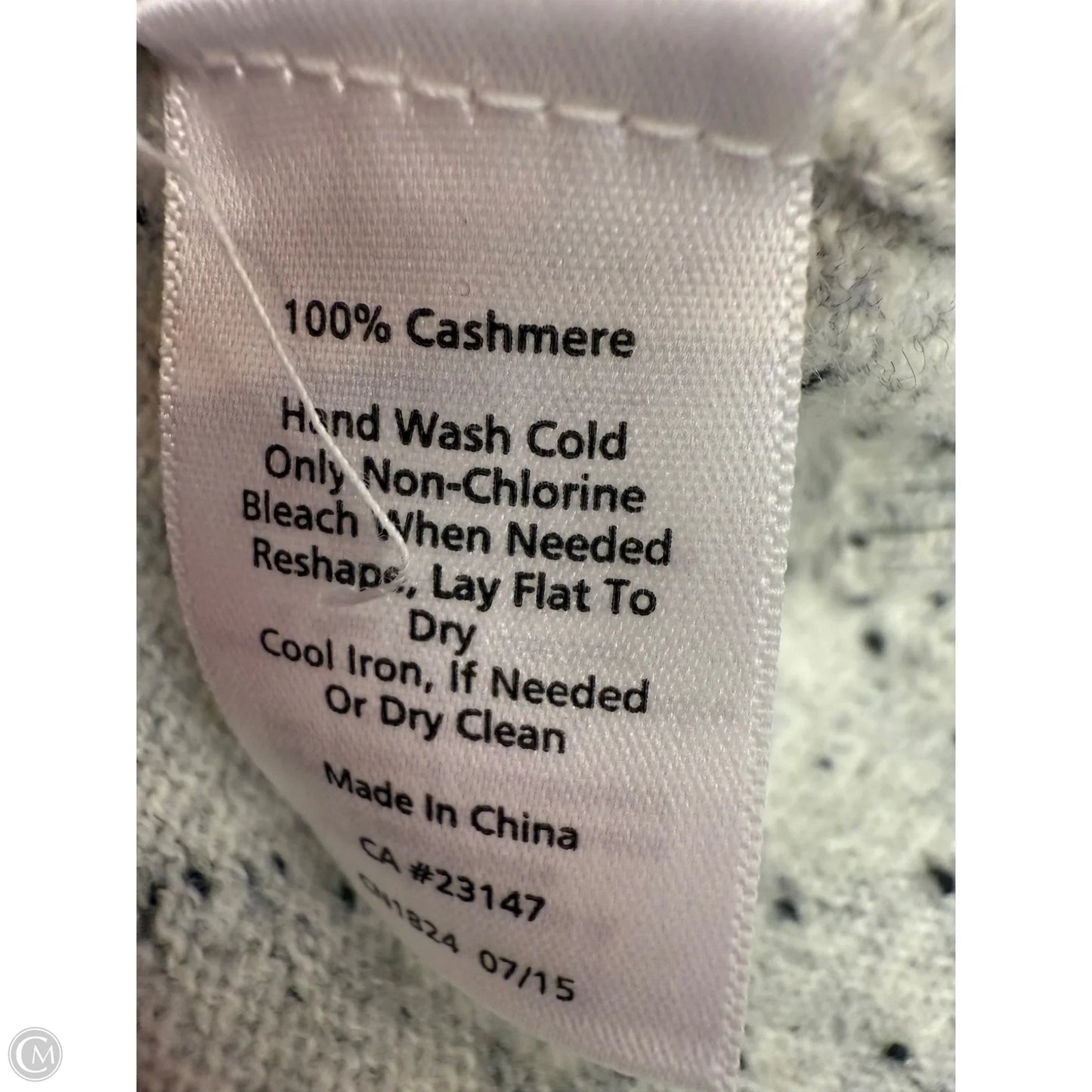 Sweater Cashmere By Talbots In Grey, Size: Xlp