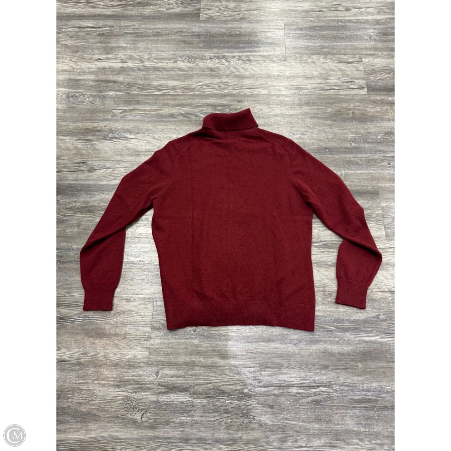 Sweater Cashmere By Lands End In Red, Size: L