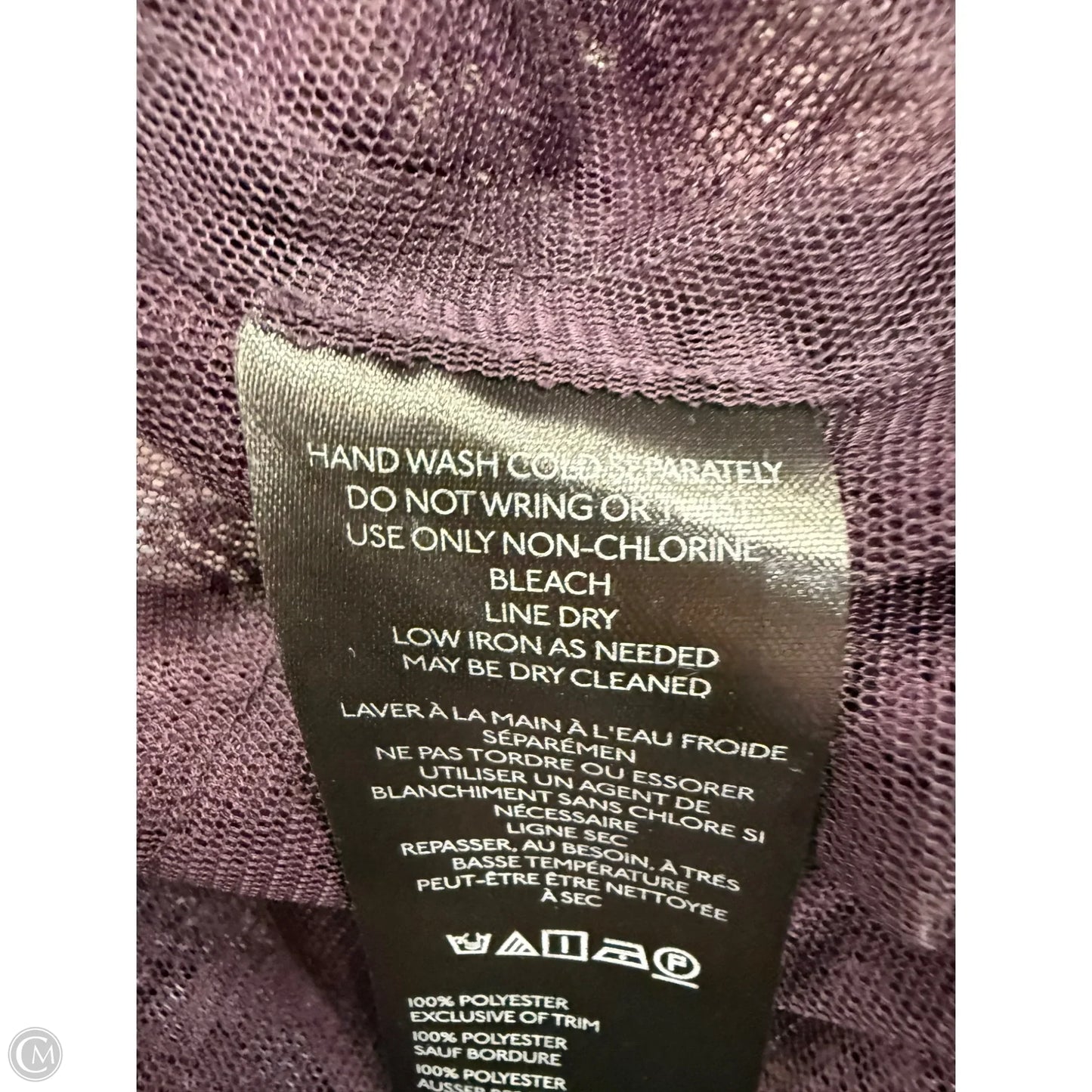 Top Sleeveless By Anthropologie In Purple, Size: Xl